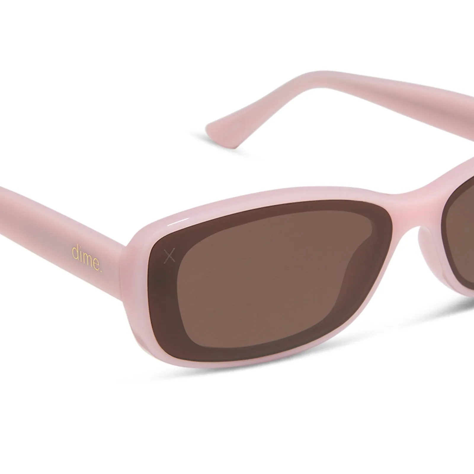 agoura - candy heart pink + brown sunglasses sold by Dime Optics product image thumbnail 4