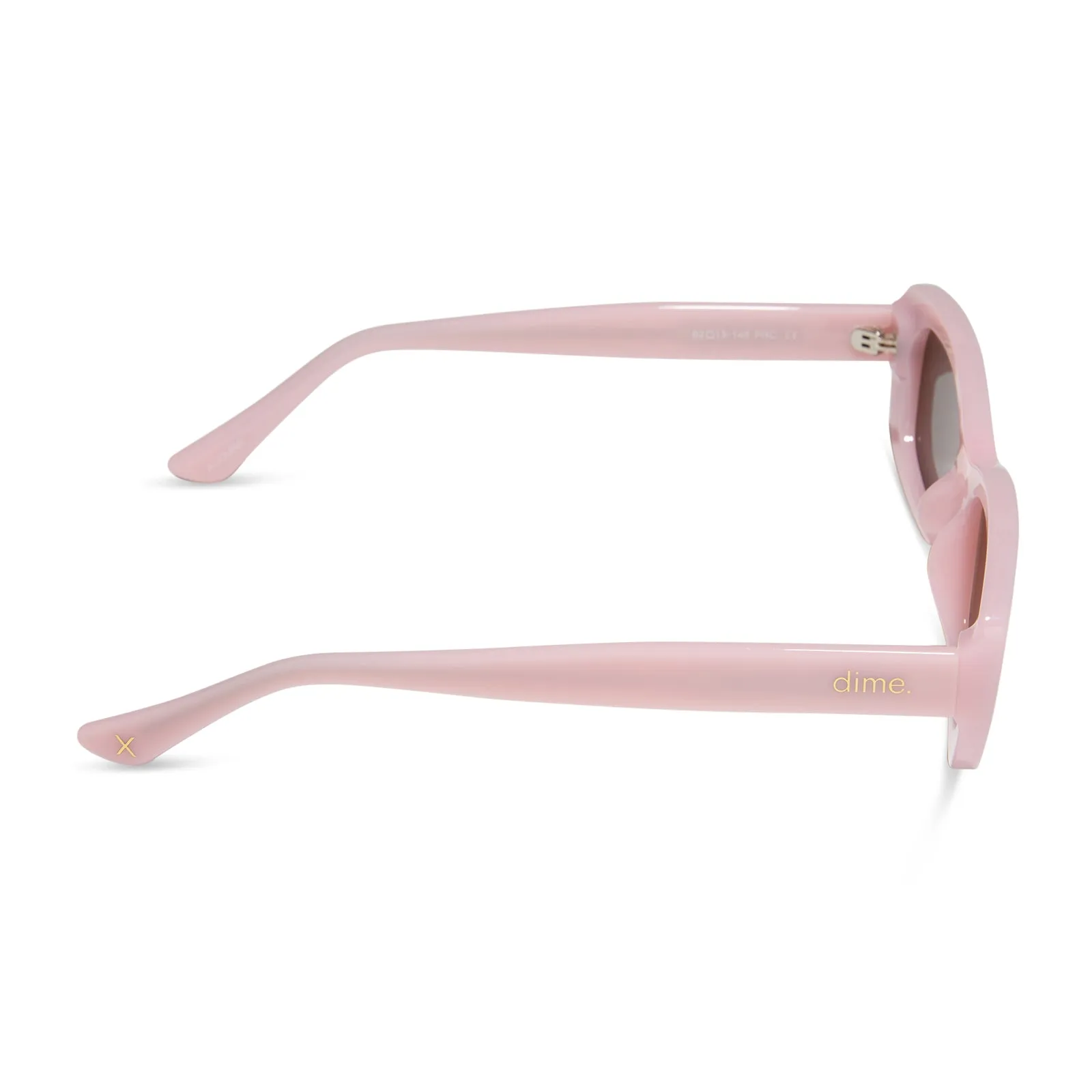 agoura - candy heart pink + brown sunglasses sold by Dime Optics product image thumbnail 3
