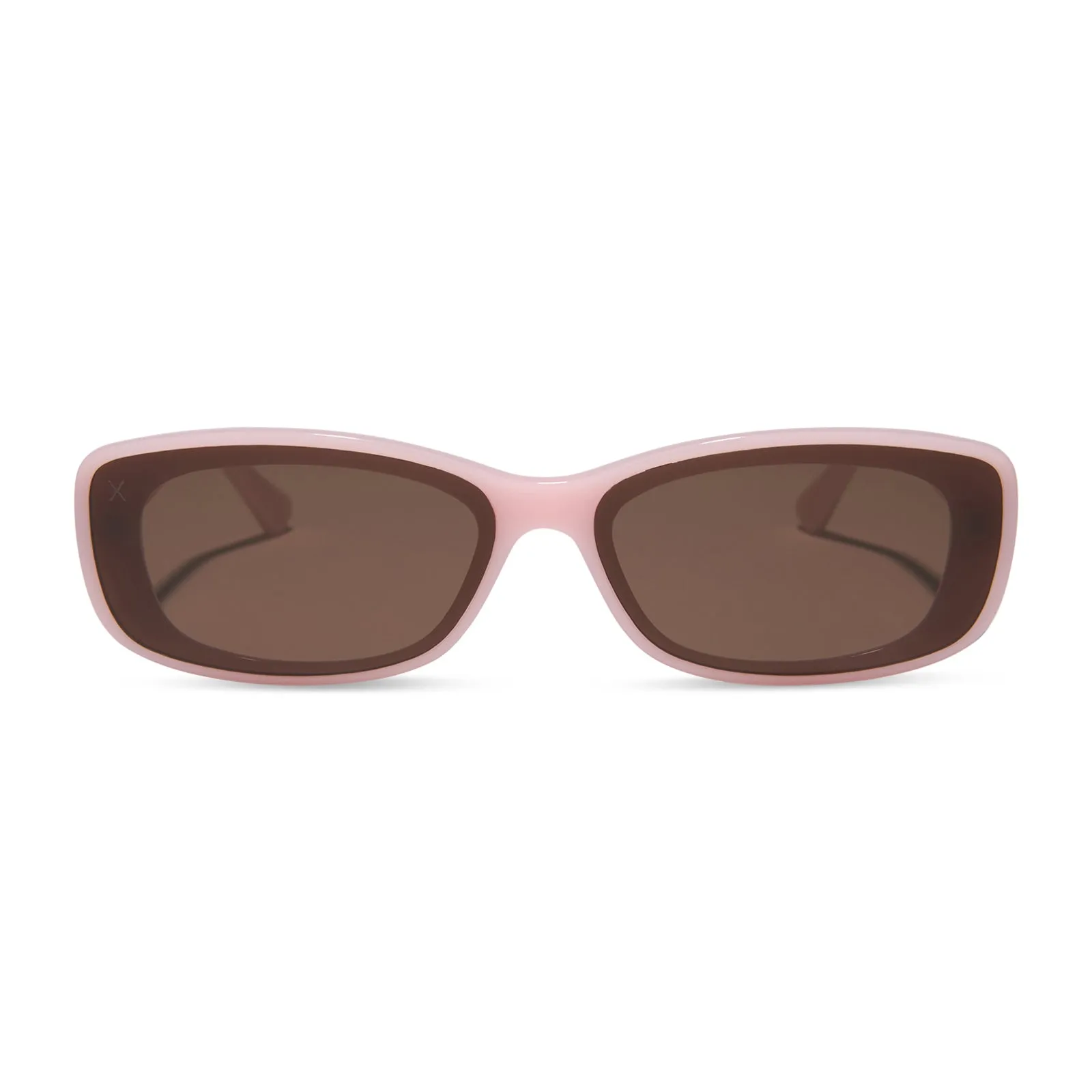 agoura - candy heart pink + brown sunglasses sold by Dime Optics