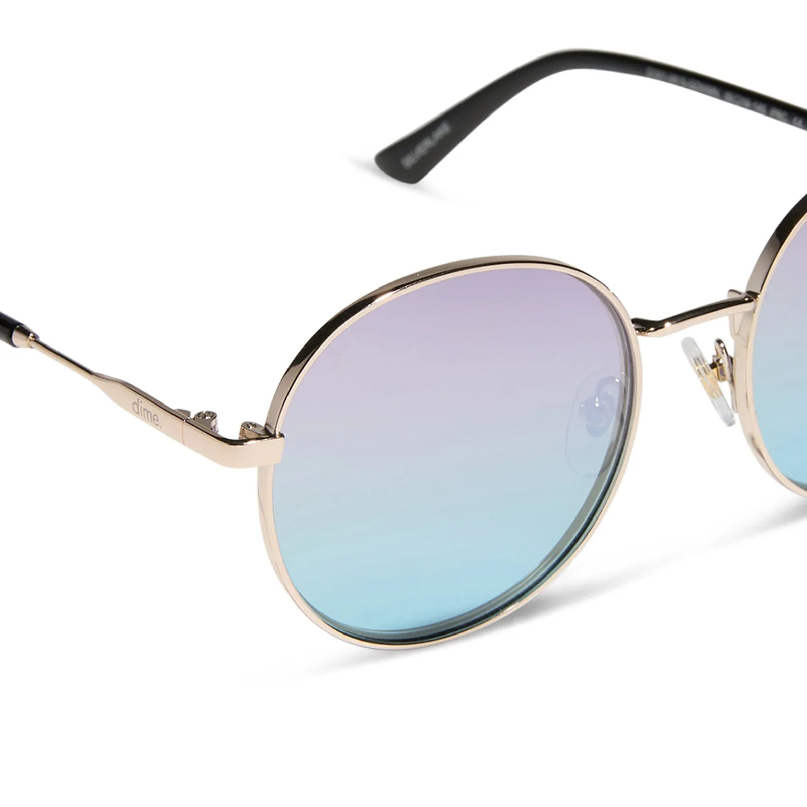 silverlake - gold + wisteria mirror sunglasses sold by Dime Optics product image thumbnail 4