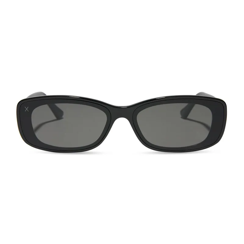 agoura - black + grey sunglasses sold by Dime Optics