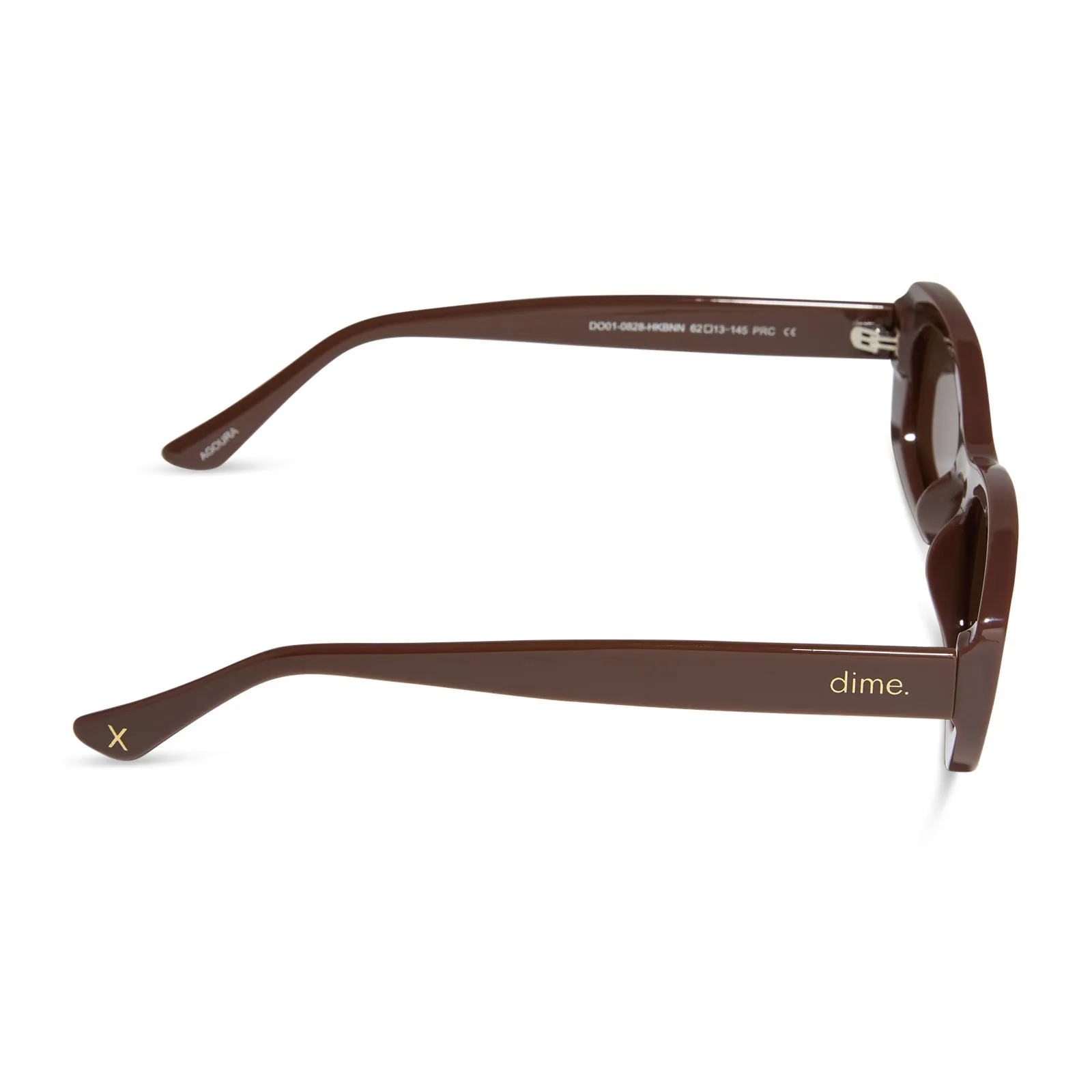 agoura - mocha + brown sunglasses sold by Dime Optics product image thumbnail 3