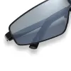 skyami - matte black + grey with silver flash polarized sunglasses sold by Dime Optics