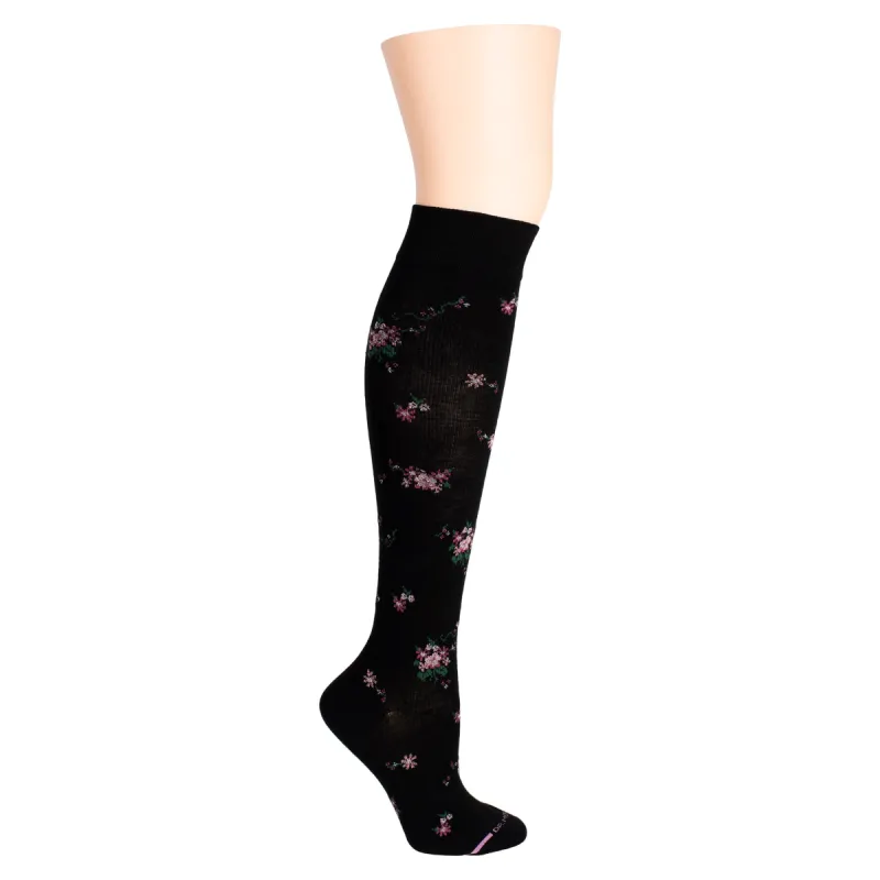 Bouquet Floral | Knee-High Compression Socks For Women sold by Dr. Motion