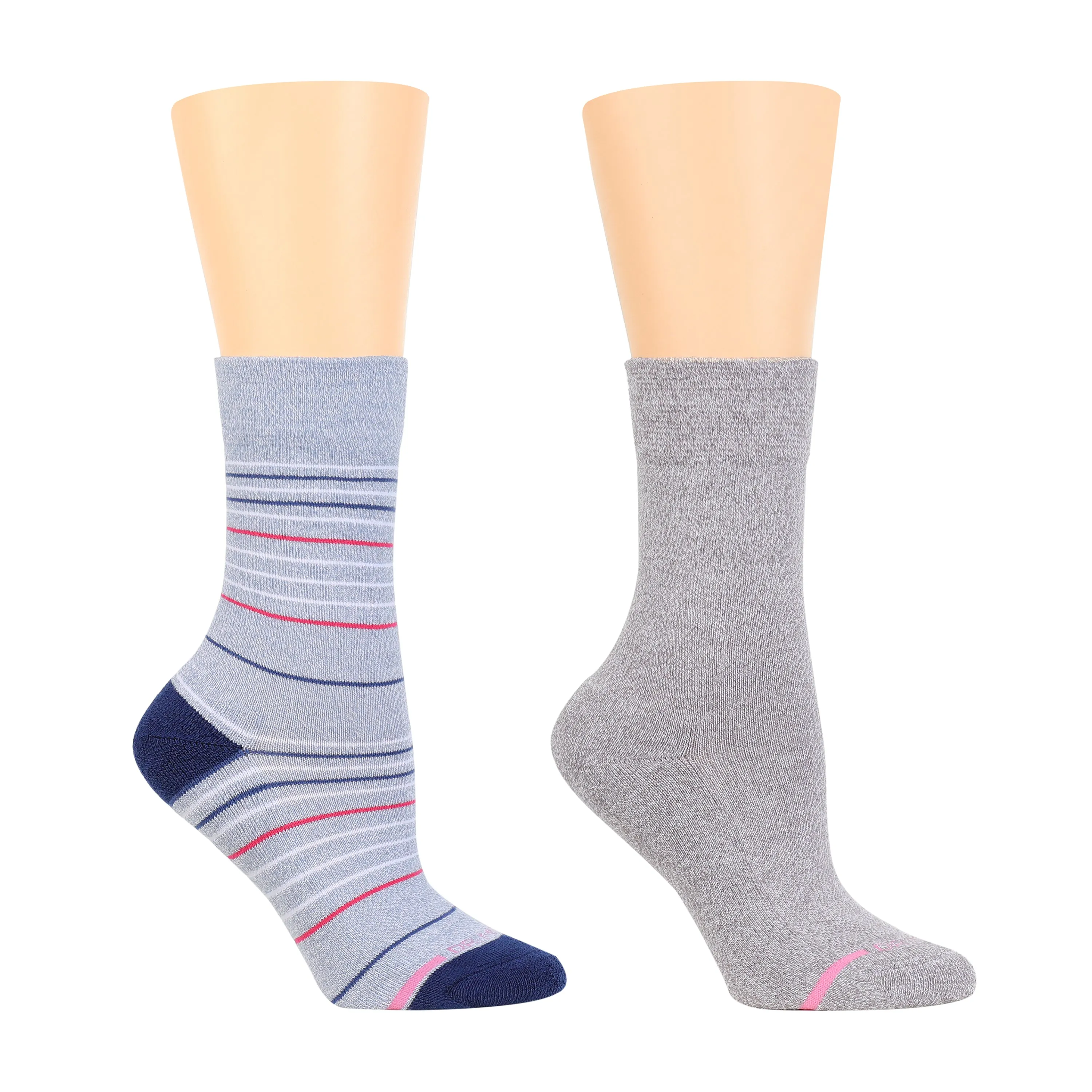 Thin Stripe | Diabetic Half-Cushion Socks For Women sold by Dr. Motion