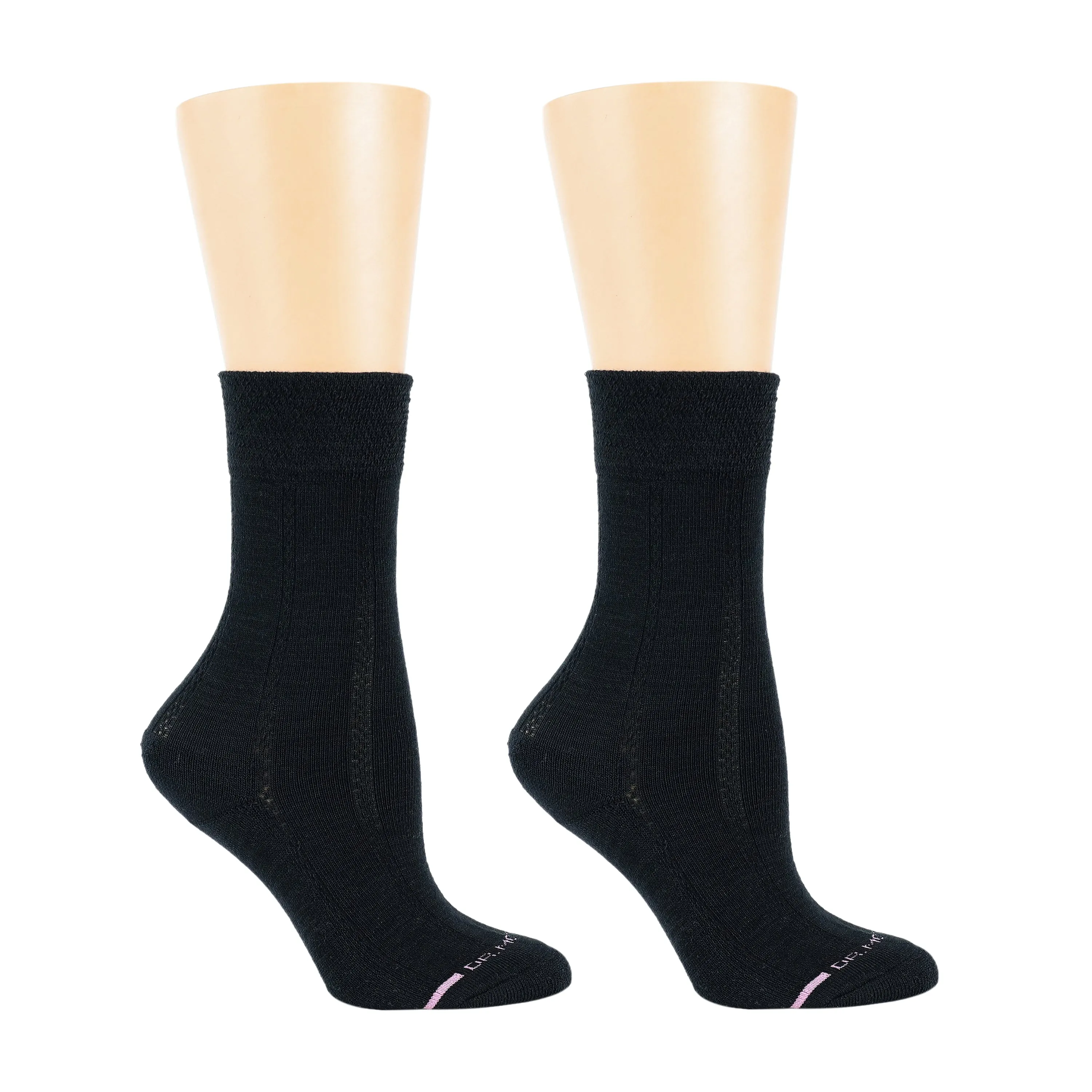 Texture Column | Comfort Top Half-Cushion Socks For Women sold by Dr. Motion
