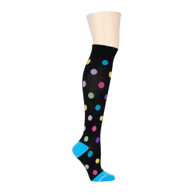 Large Dots | Knee-High Compression Socks For Women sold by Dr. Motion