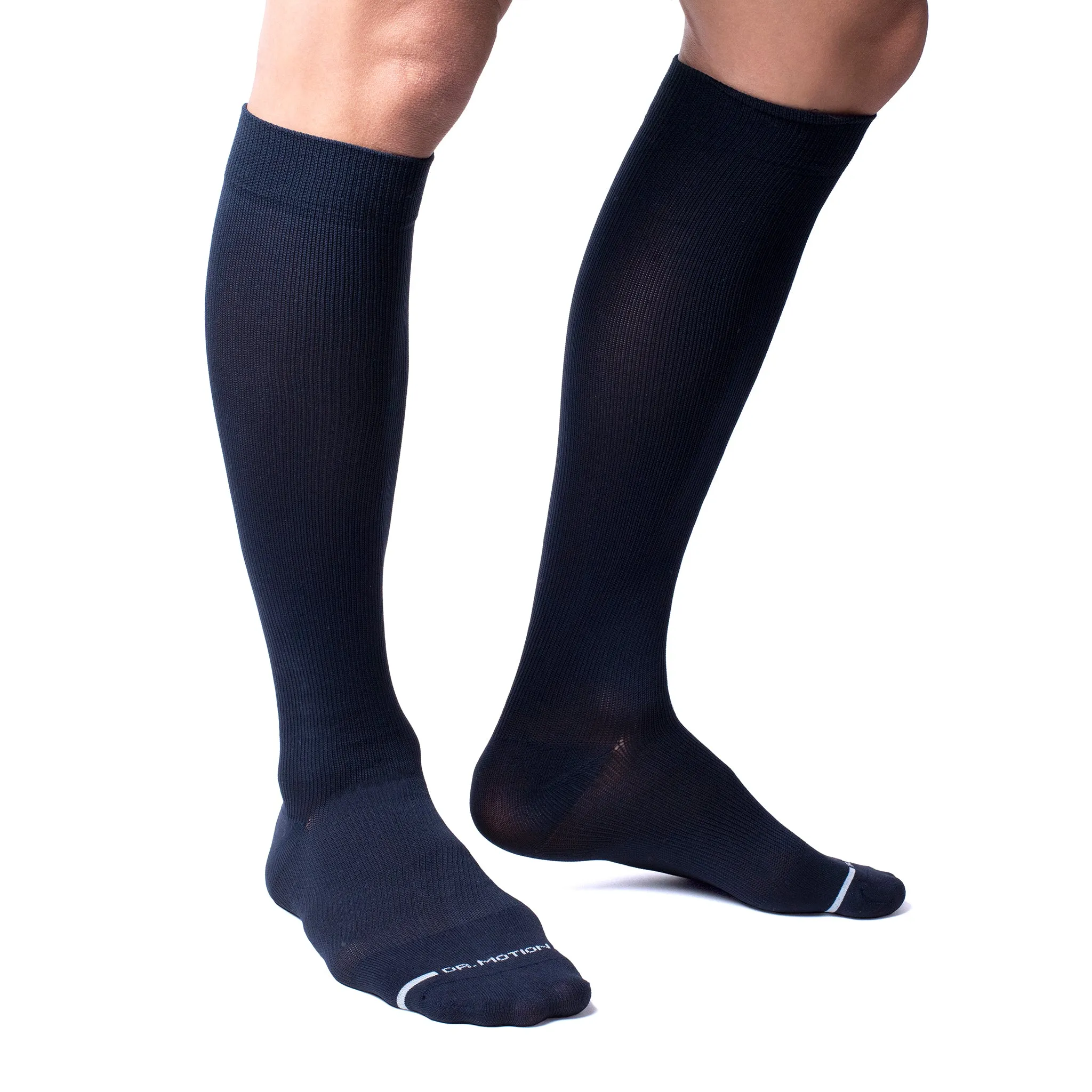Solid Microfiber Nylon | Knee-High Compression Socks For Men sold by Dr. Motion product image thumbnail 2