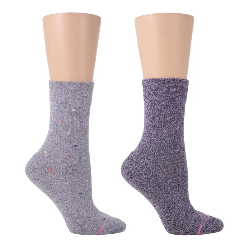 Mini Hearts | Comfort Top Half-Cushion Socks For Women sold by Dr. Motion
