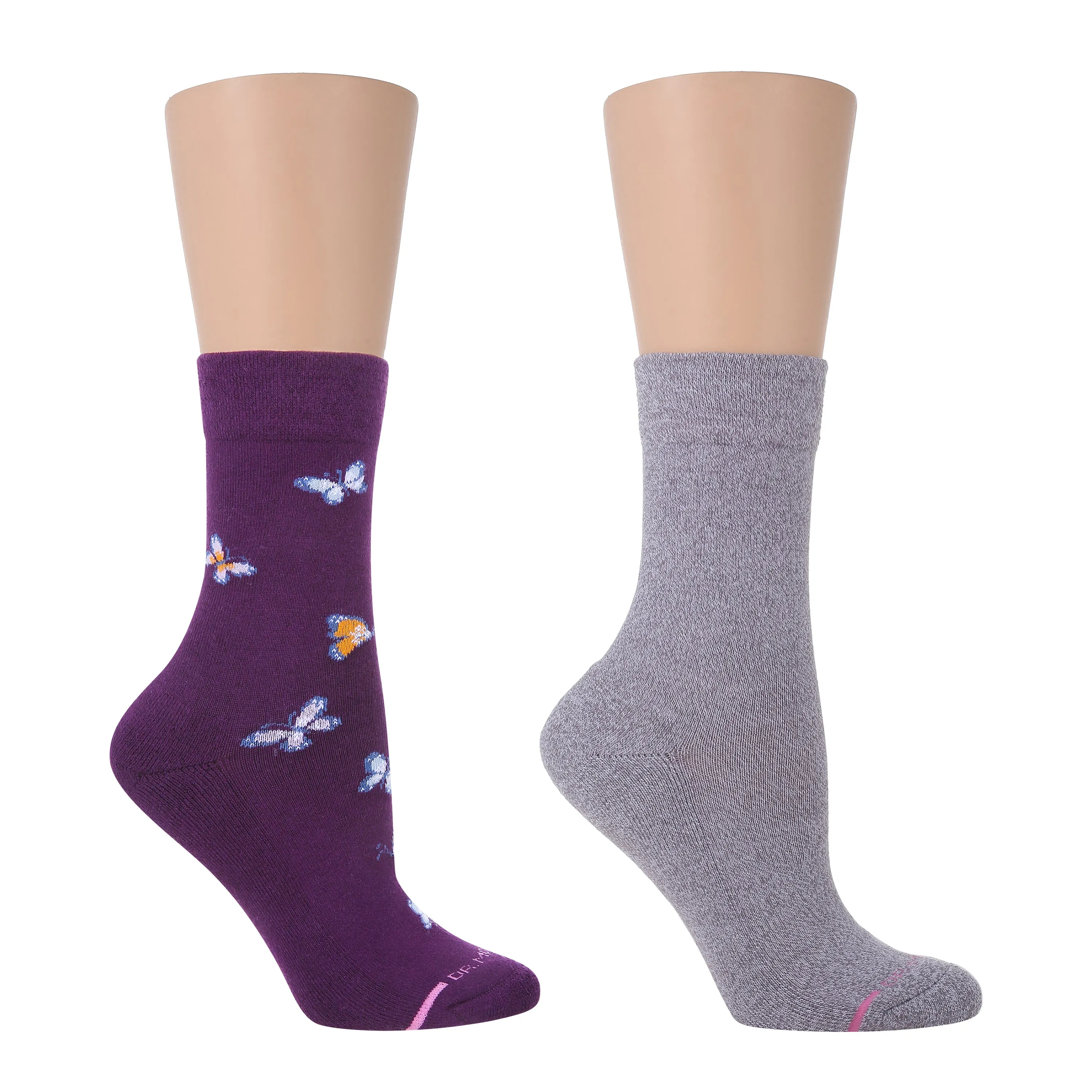 Butterflies | Comfort Top Half-Cushion Socks For Women sold by Dr. Motion