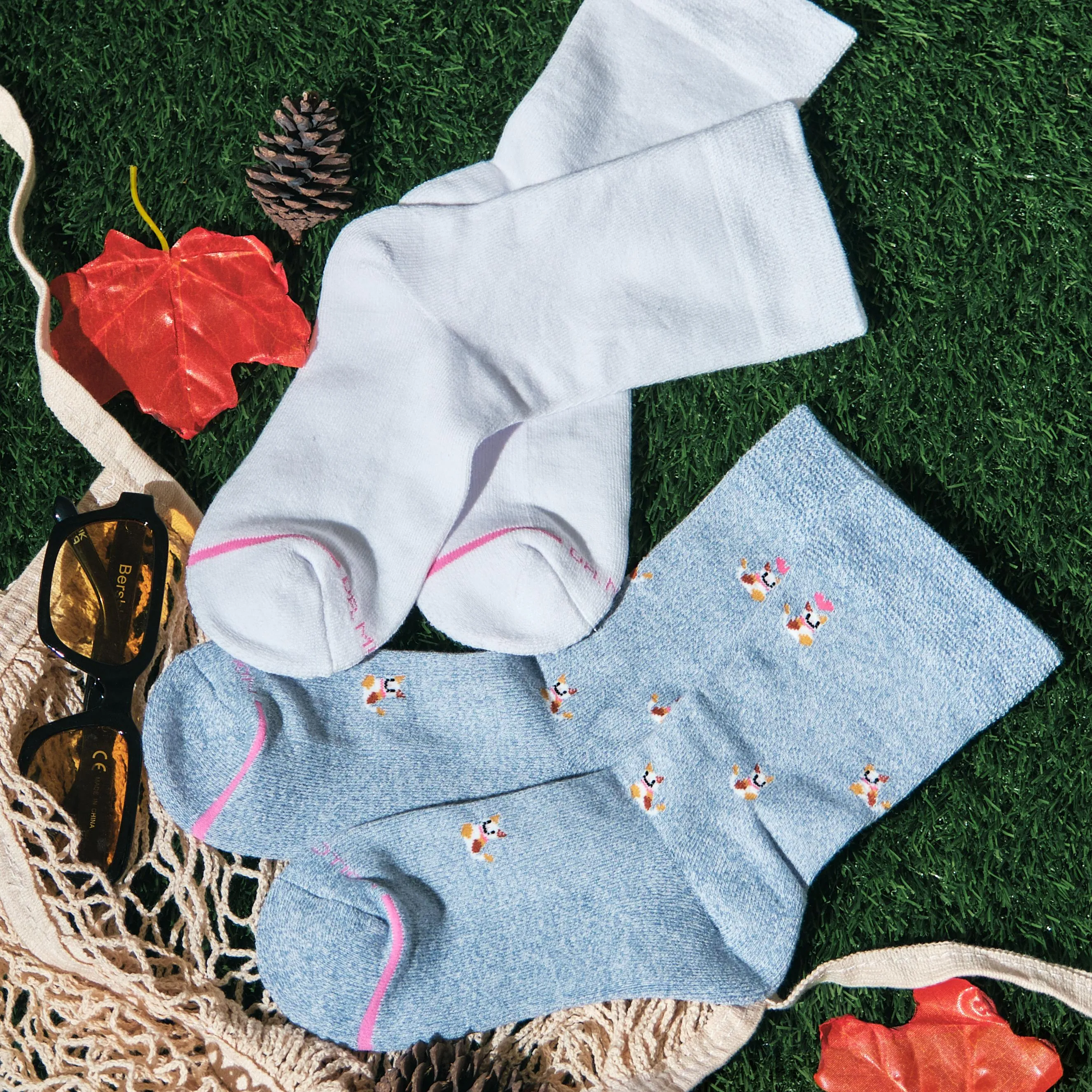 Happy Cats | Diabetic Half-Cushion Socks For Women sold by Dr. Motion product image thumbnail 2