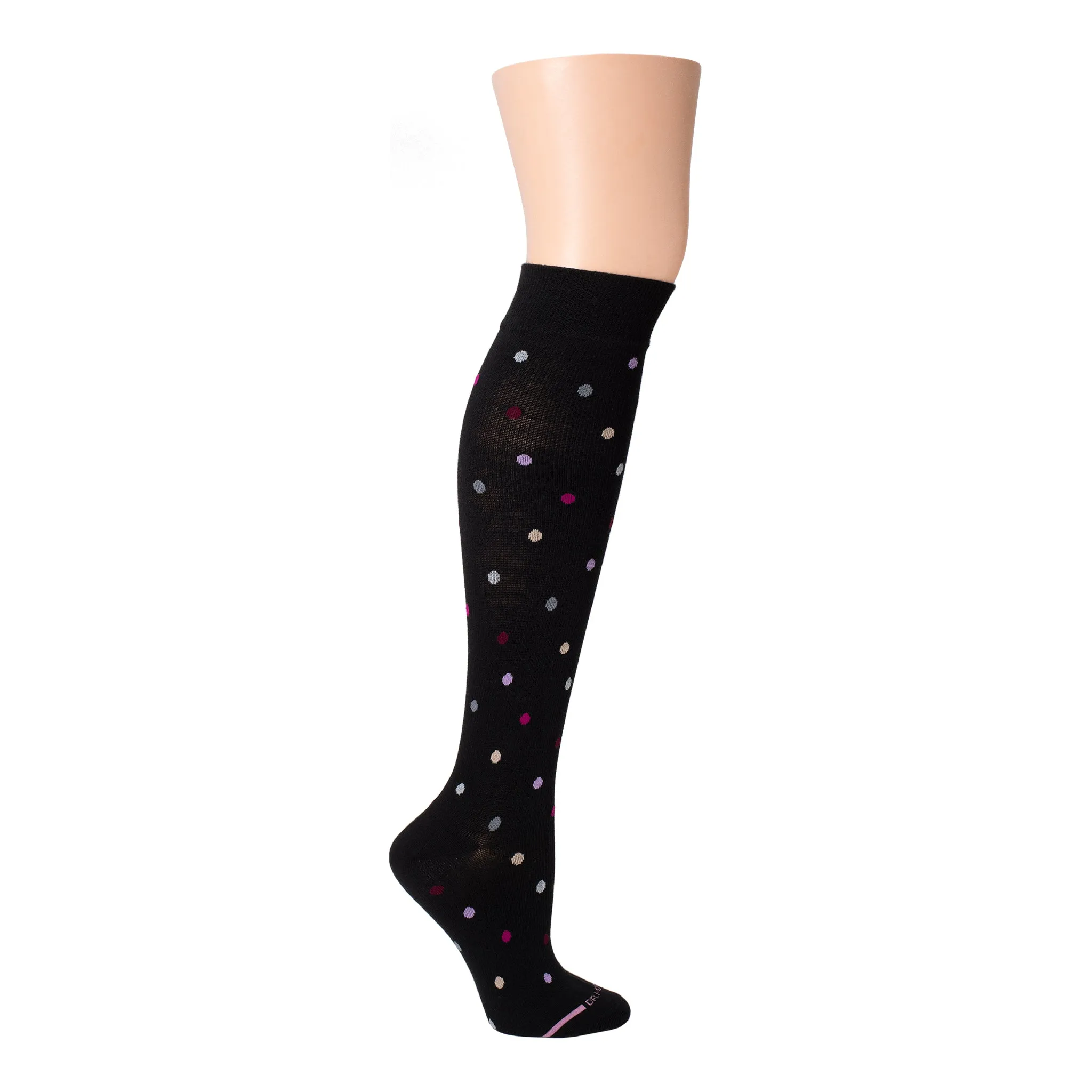Dancing Dots | Wide Calf Knee-High Compression Socks For Women sold by Dr. Motion