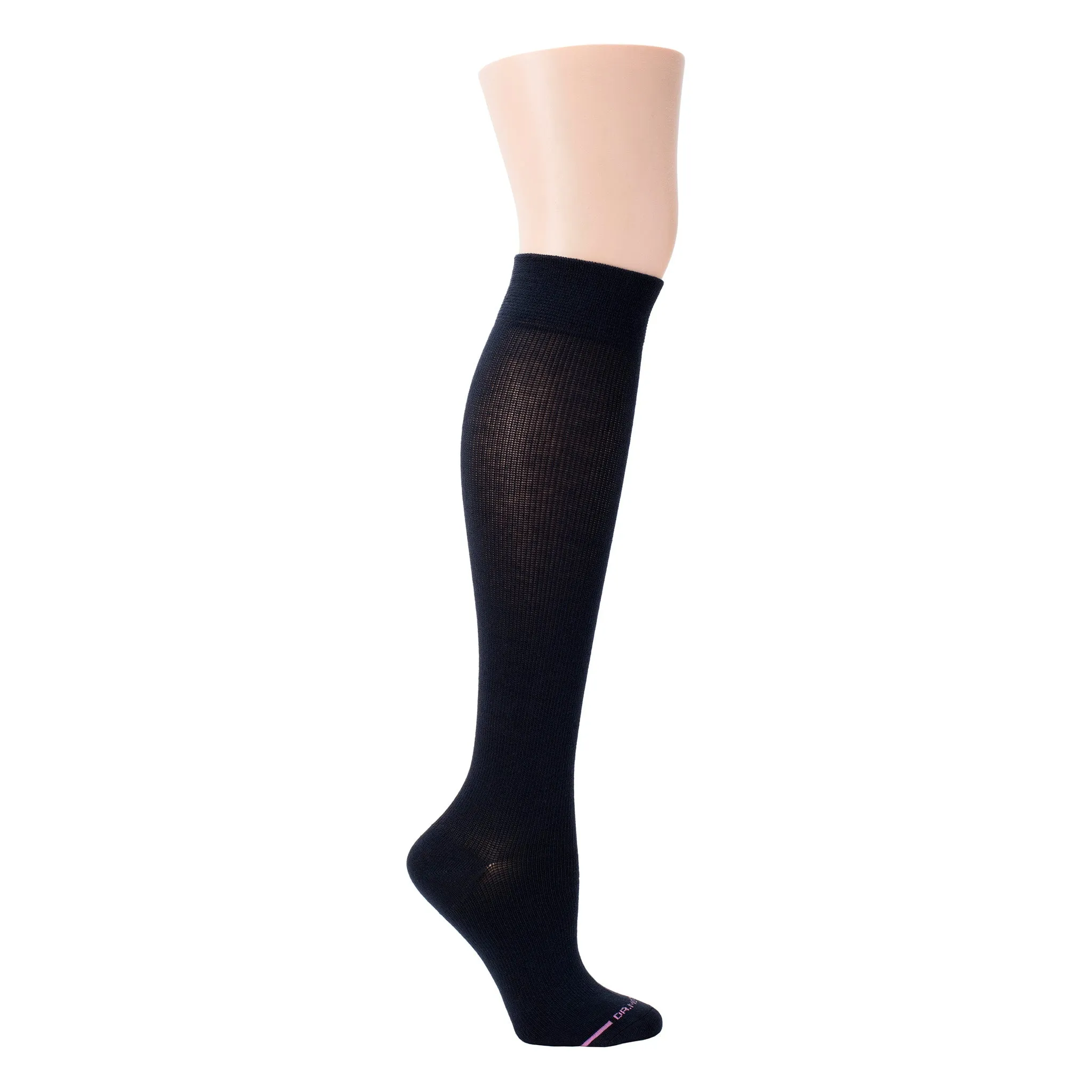 Cotton Basic Solid | Wide Calf Knee-High Compression Socks For Women sold by Dr. Motion