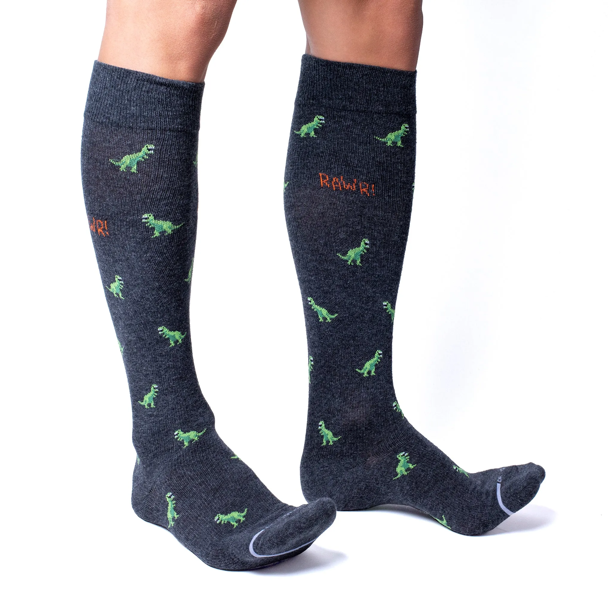 T-Rex | Knee-High Compression Socks For Men sold by Dr. Motion product image thumbnail 2