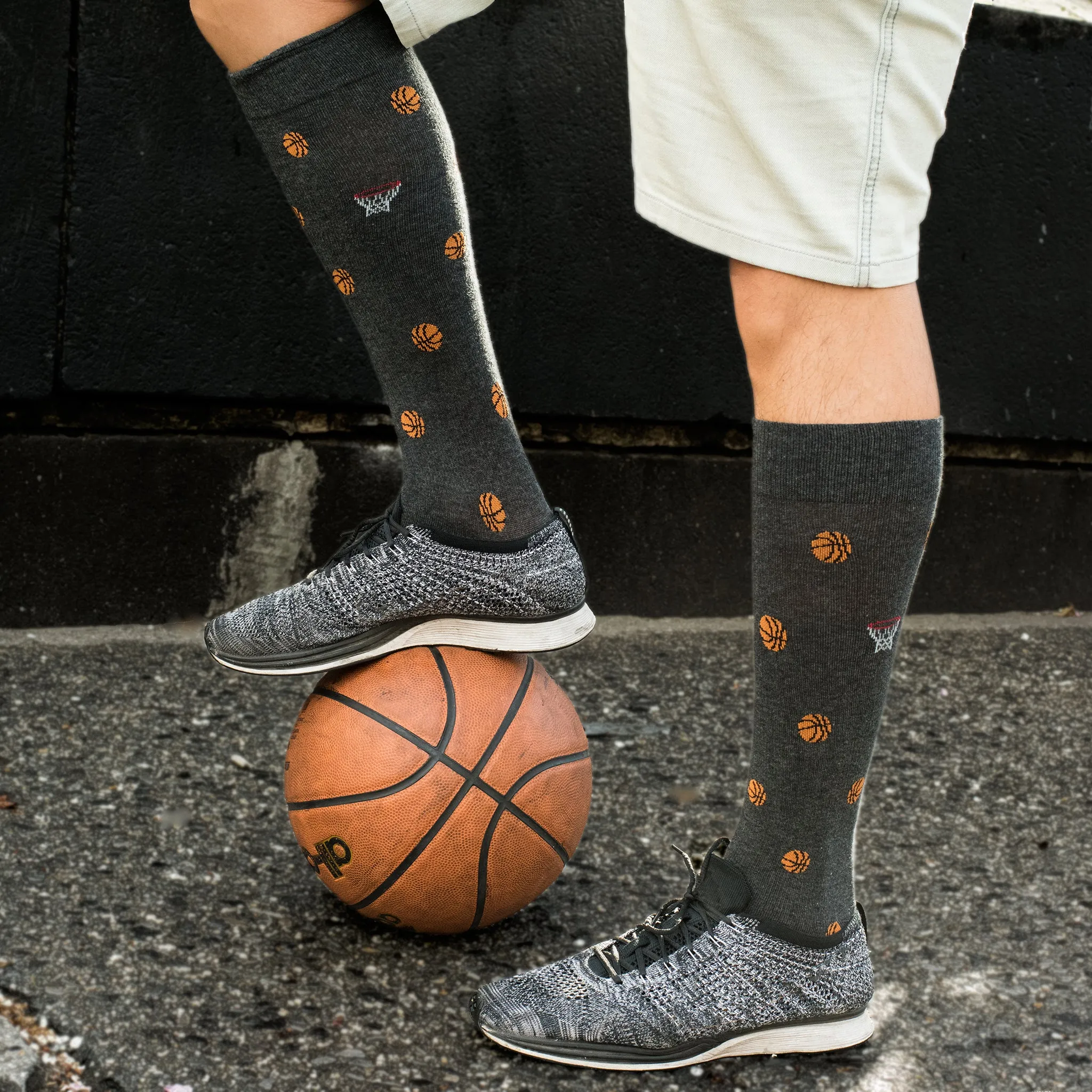 Basketball | Knee-High Compression Socks For Men sold by Dr. Motion product image thumbnail 3