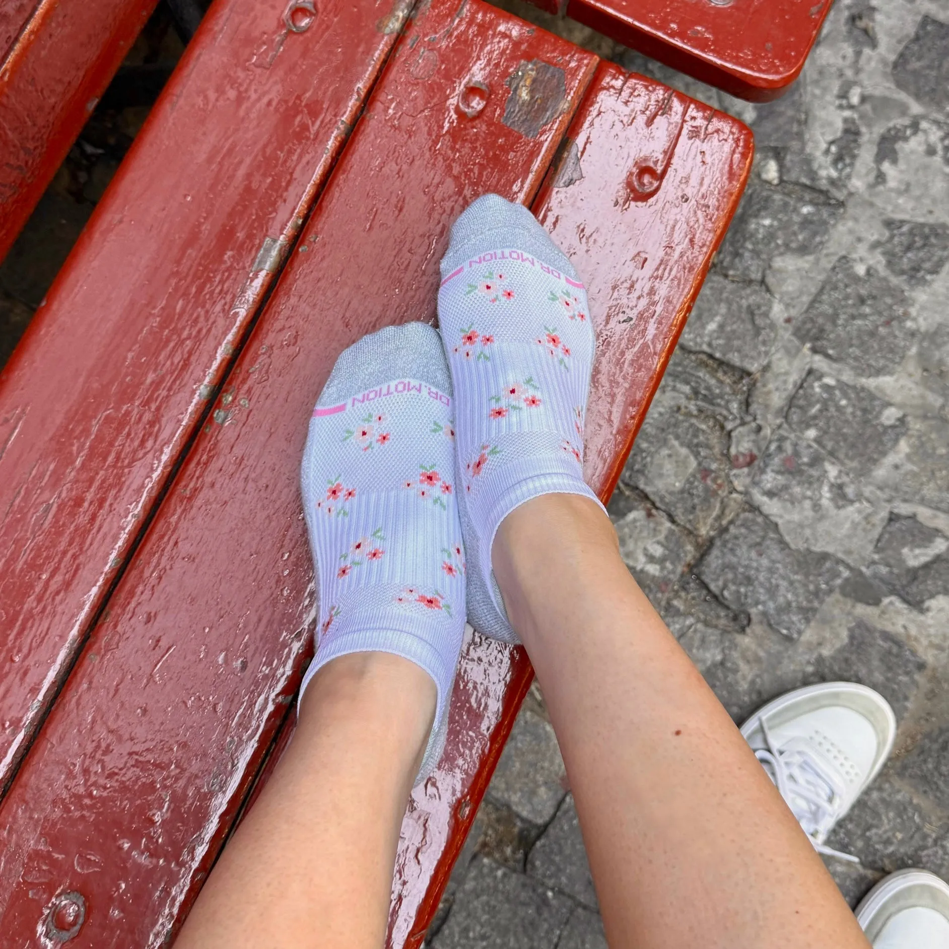 Ditsy Bees | Ankle Compression Socks For Women sold by Dr. Motion product image thumbnail 3