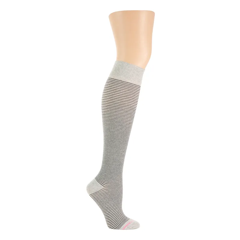 Microstripe | Knee-High Compression Socks For Women sold by Dr. Motion