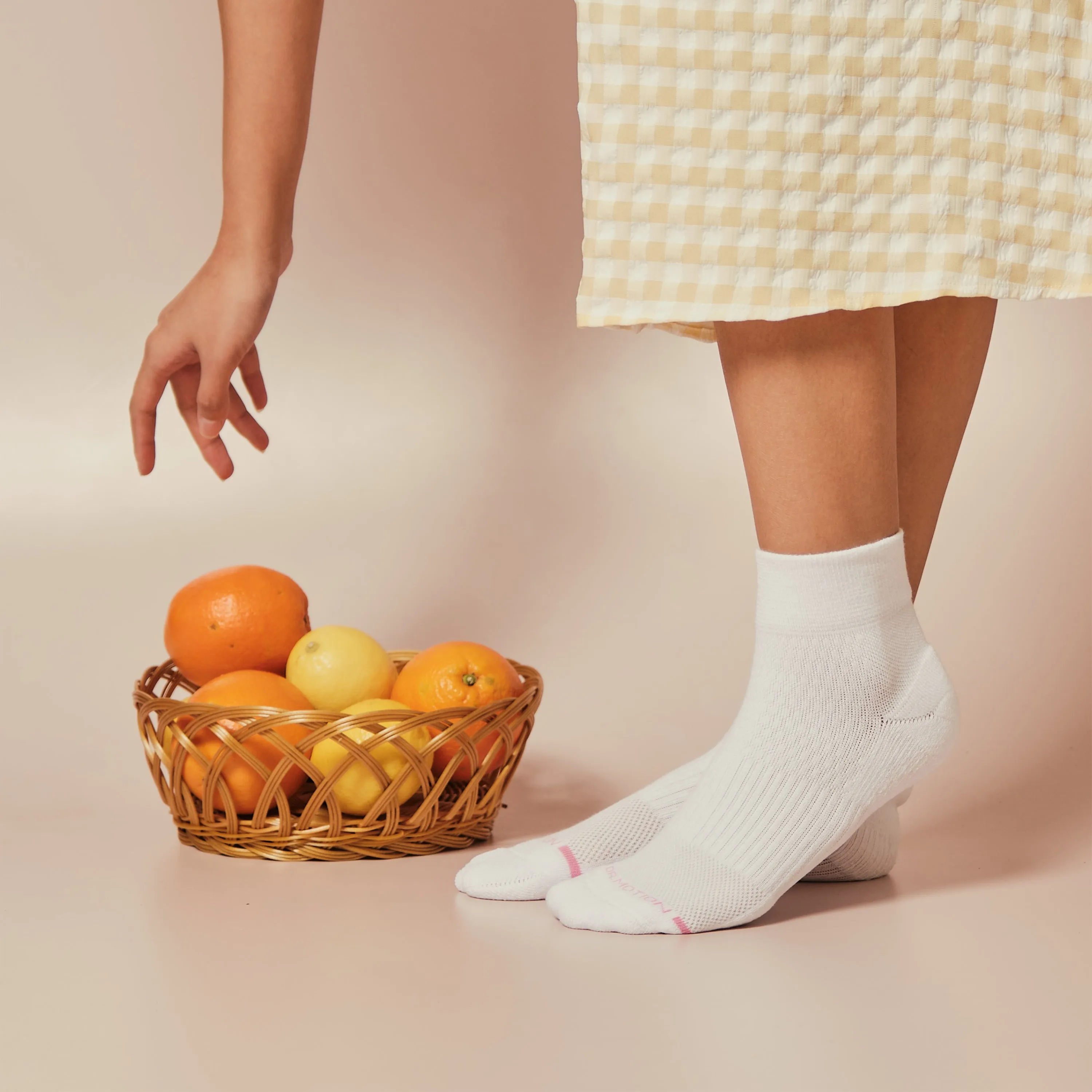 Strawberry | Quarter Compression Socks For Women sold by Dr. Motion product image thumbnail 3