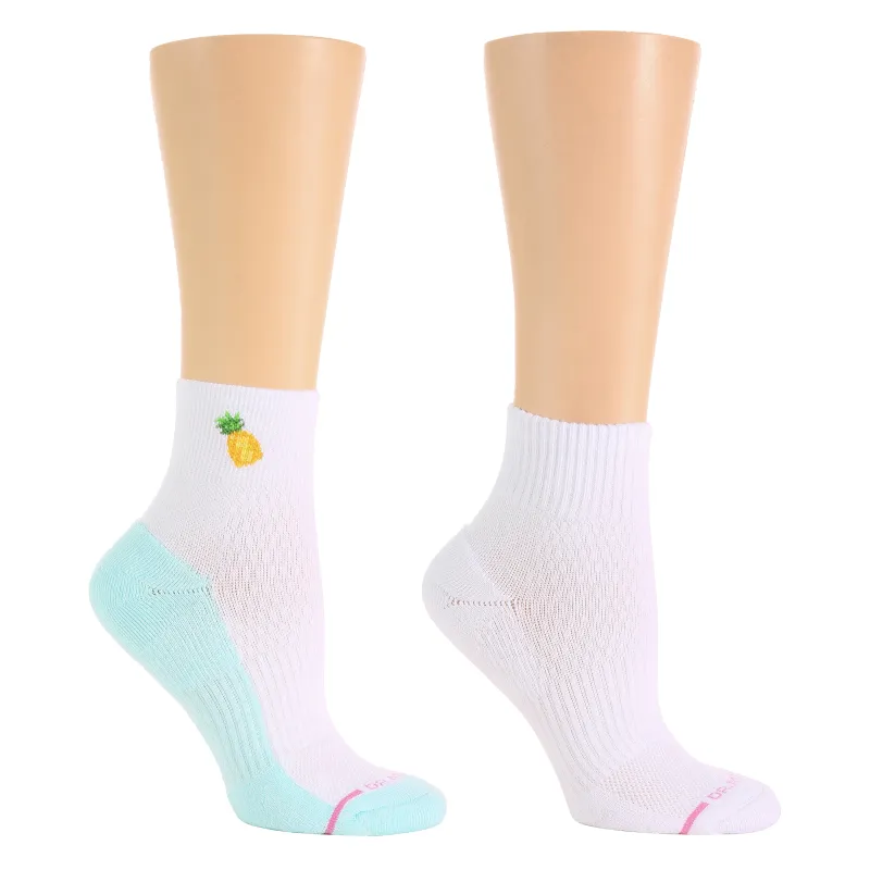 Pineapple | Quarter Compression Socks For Women sold by Dr. Motion