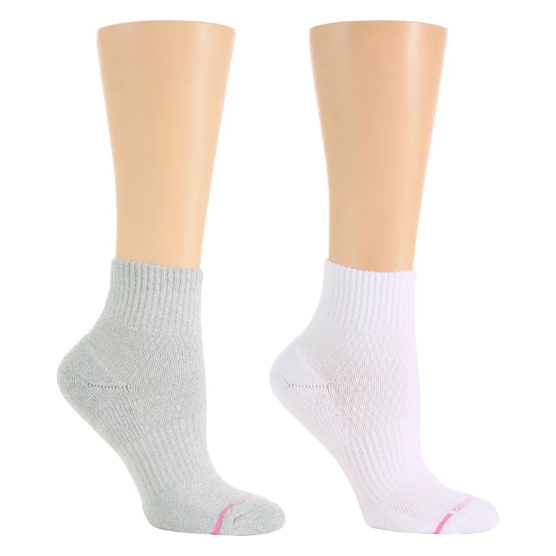 Basic Ribbed Cuff | Quarter Compression Socks For Women sold by Dr. Motion