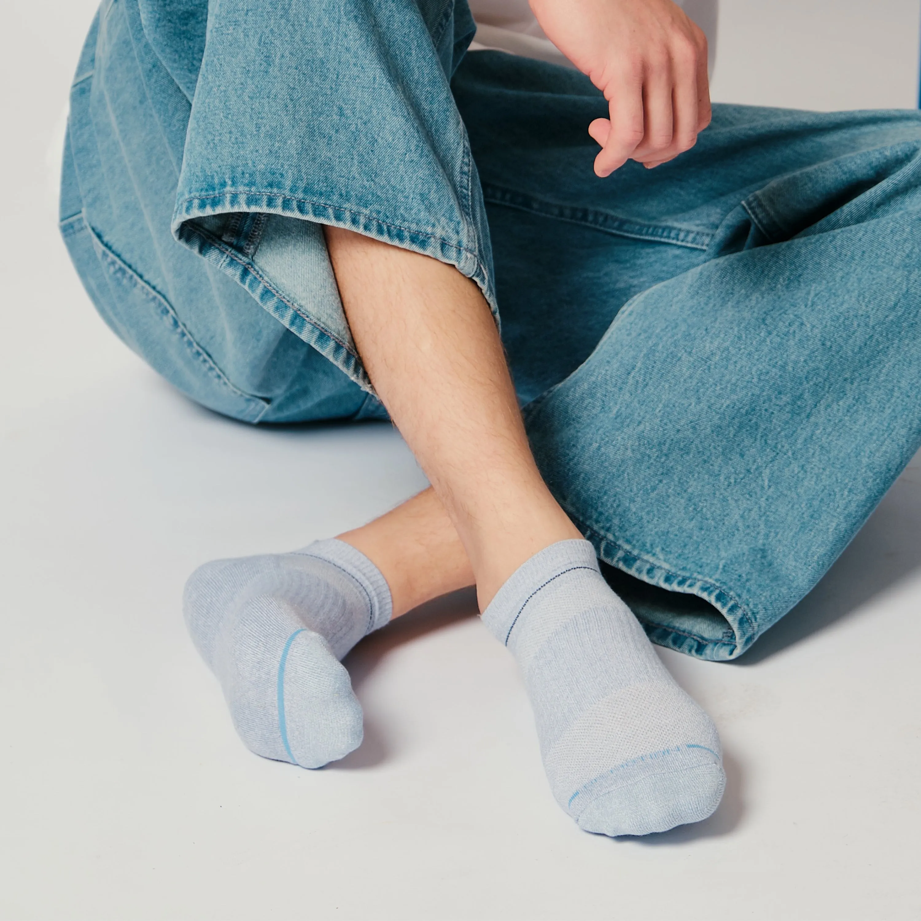 Contrast Stripe | Ankle Compression Socks For Men sold by Dr. Motion product image thumbnail 3