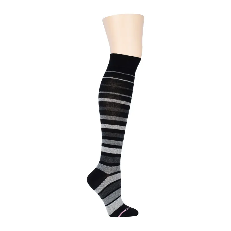 Block Stripes | Knee-High Compression Socks For Women sold by Dr. Motion