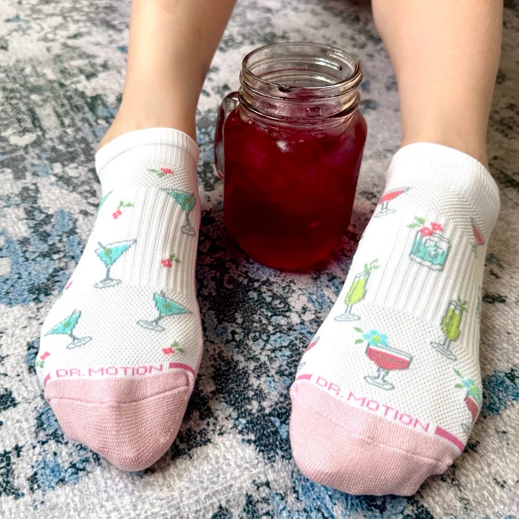 Martini Time | Ankle Compression Socks For Women sold by Dr. Motion product image thumbnail 2