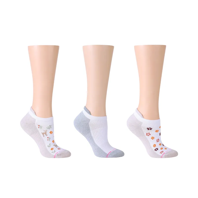 Deer Floral | Ankle Compression Socks For Women sold by Dr. Motion