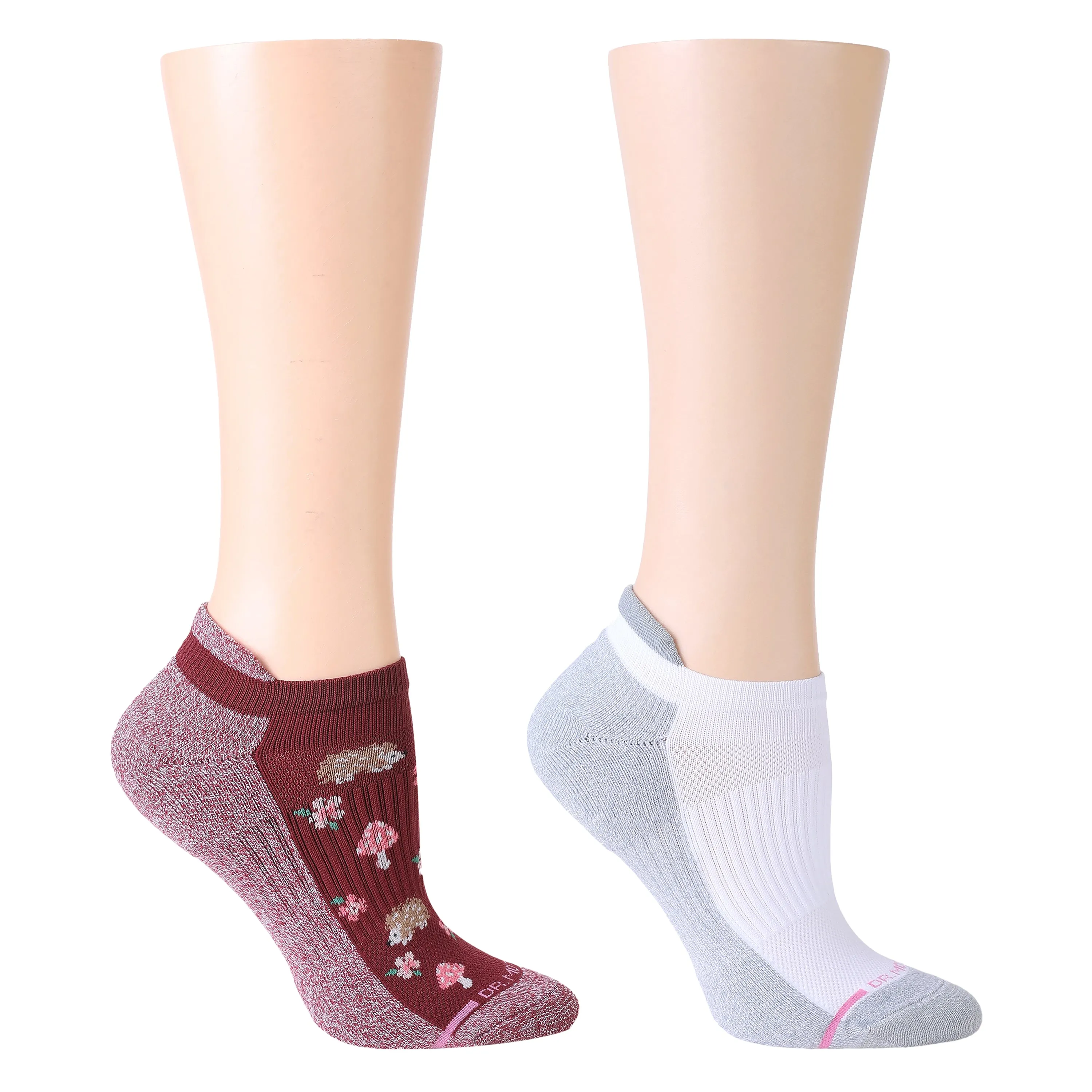 Hedgehog & Shrooms | Ankle Compression Socks For Women sold by Dr. Motion