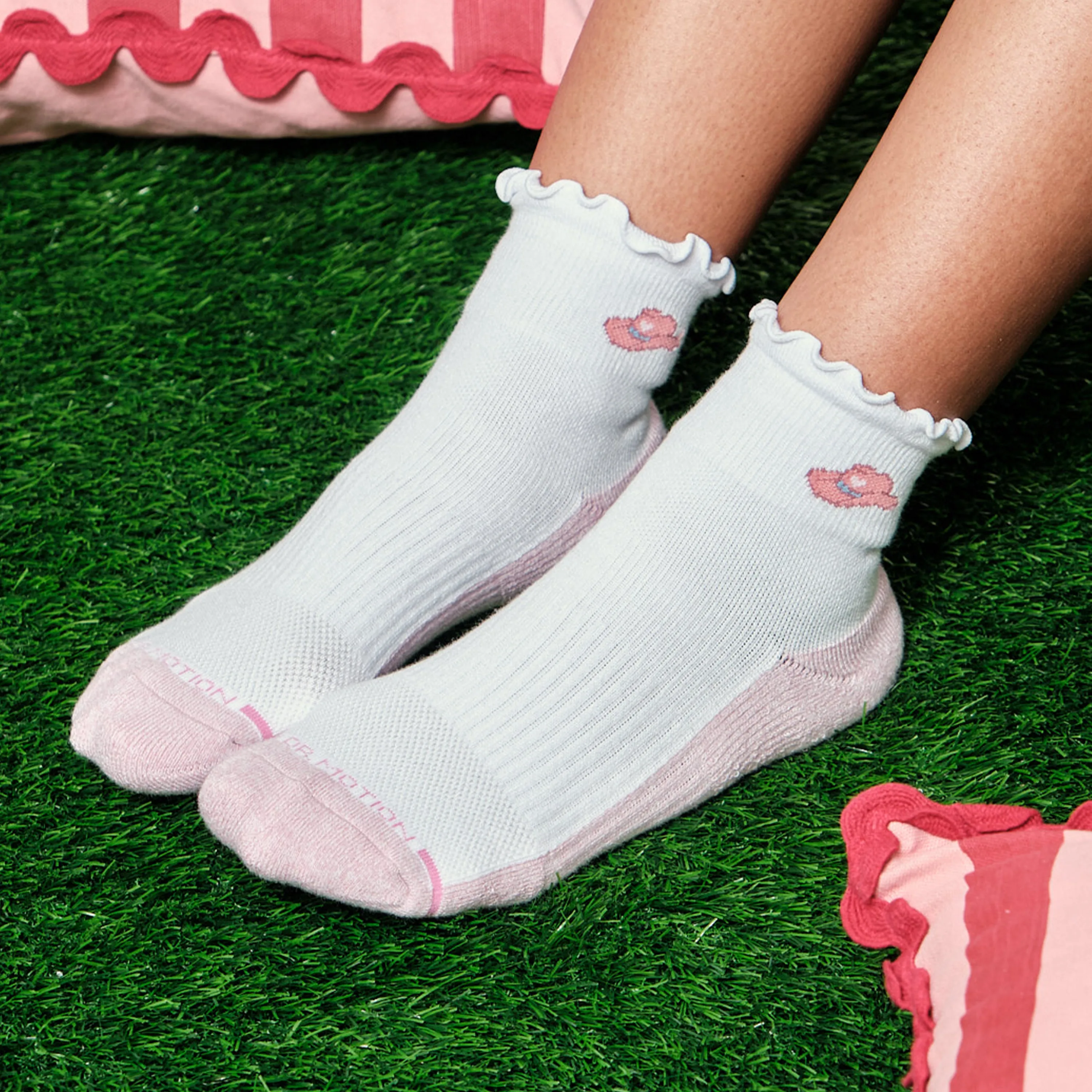 Cowgirl Lettuce Edge | Quarter Compression Socks For Women sold by Dr. Motion product image thumbnail 2