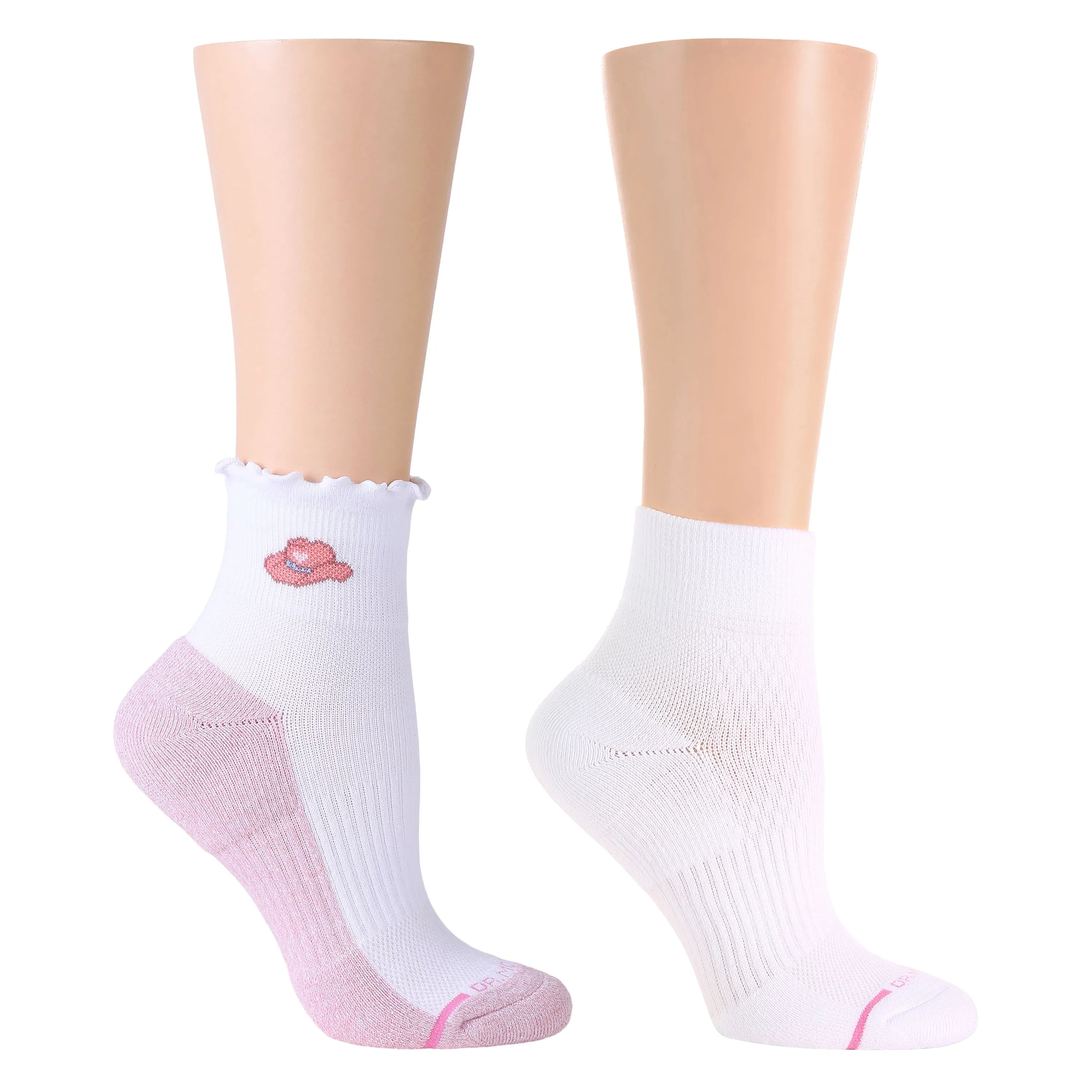 Cowgirl Lettuce Edge | Quarter Compression Socks For Women sold by Dr. Motion