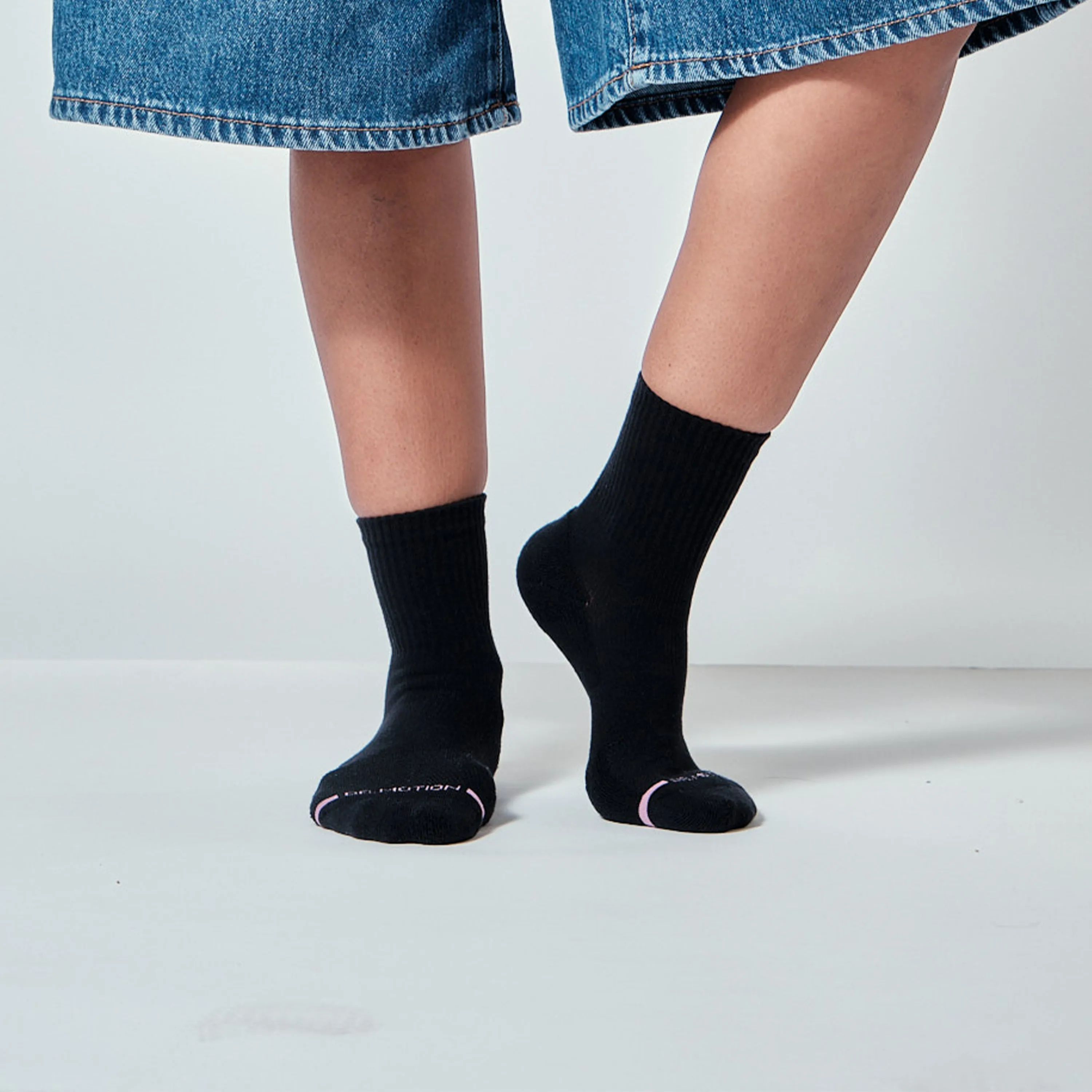 Ribbed | Mid-Crew Compression Socks For Women sold by Dr. Motion product image thumbnail 4