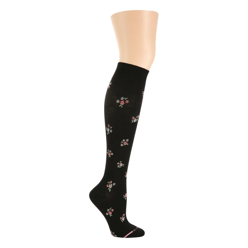 Ditsy Floral Bunch | Knee-High Moderate Compression Socks For Women sold by Dr. Motion