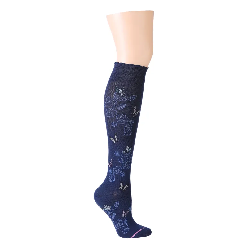 Whimsical Butterflies | Knee-High Compression Socks For Women sold by Dr. Motion