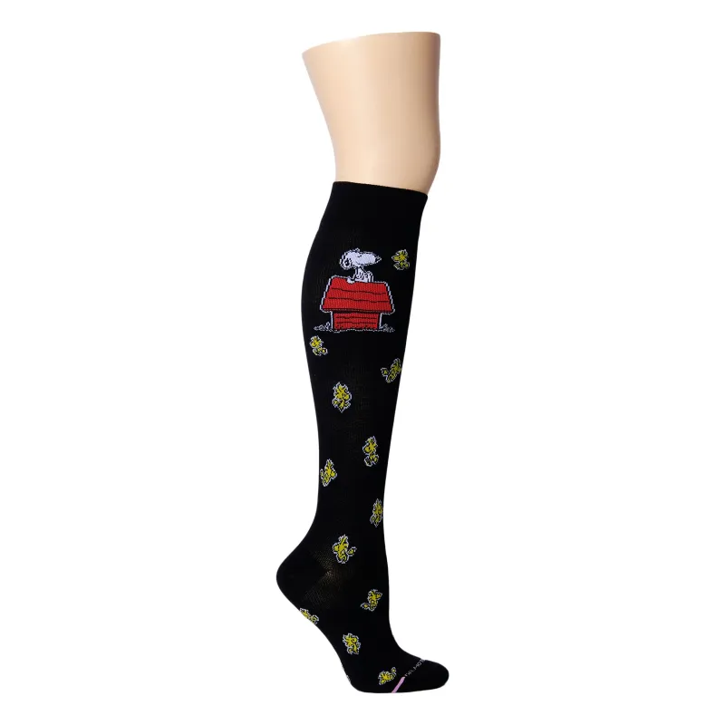 Snoopy Doghouse | Knee-High Compression Socks For Women sold by Dr. Motion