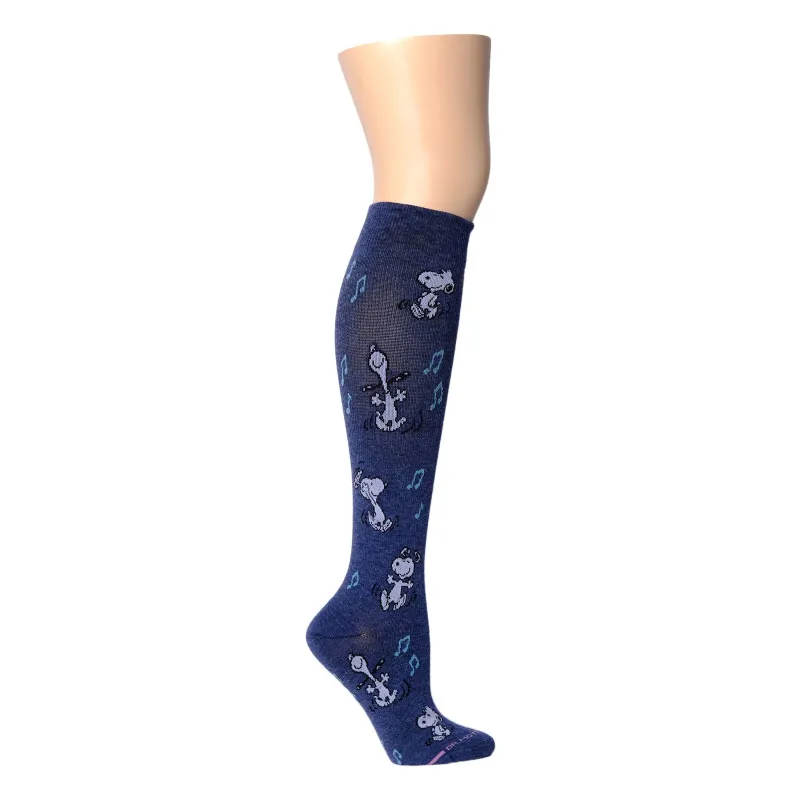 Dancing Snoopy | Knee-High Compression Socks For Women sold by Dr. Motion