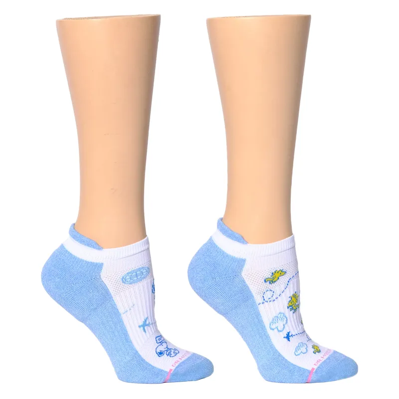 Globetrotter Snoopy | Ankle Compression Socks For Women sold by Dr. Motion