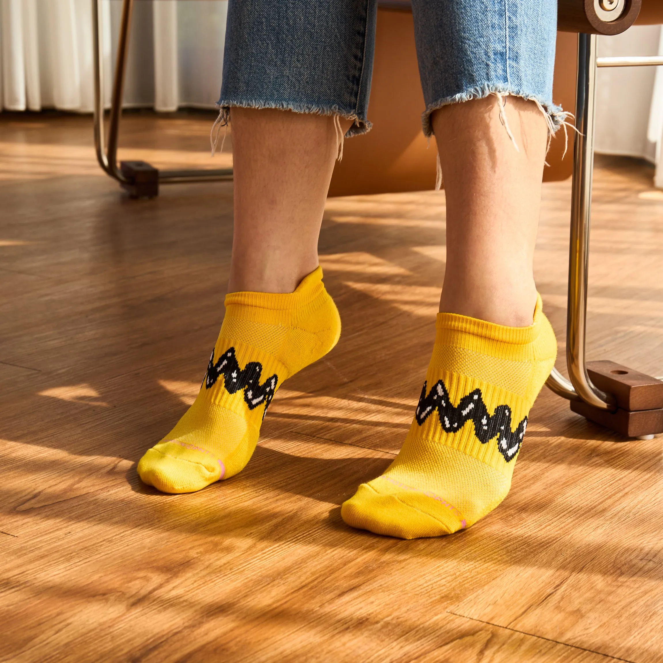 Charlie Brown Zigzag | Ankle Compression Socks For Women sold by Dr. Motion product image thumbnail 3