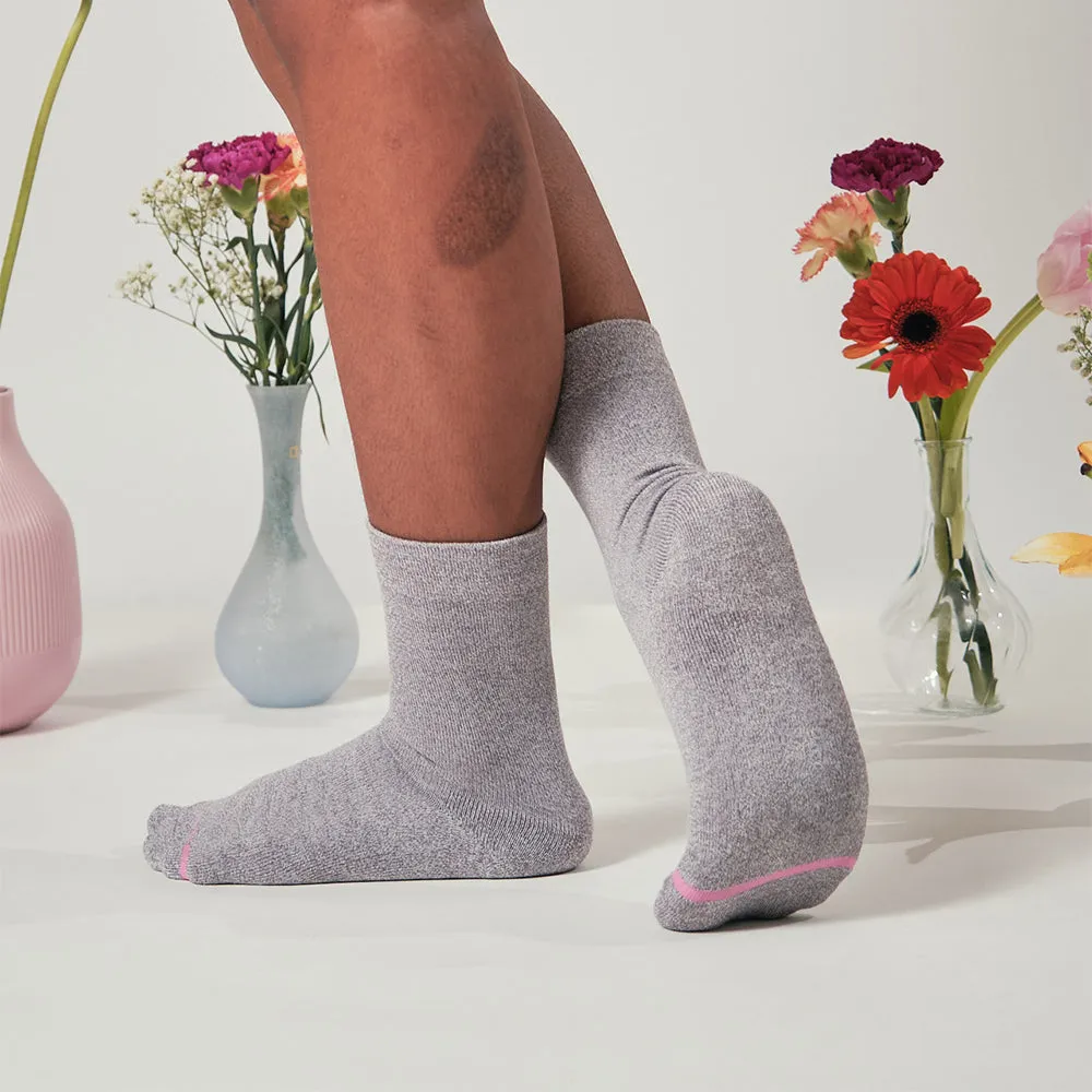 Flowers And Bees | Diabetic Half Cushion Socks For Women sold by Dr. Motion product image thumbnail 3