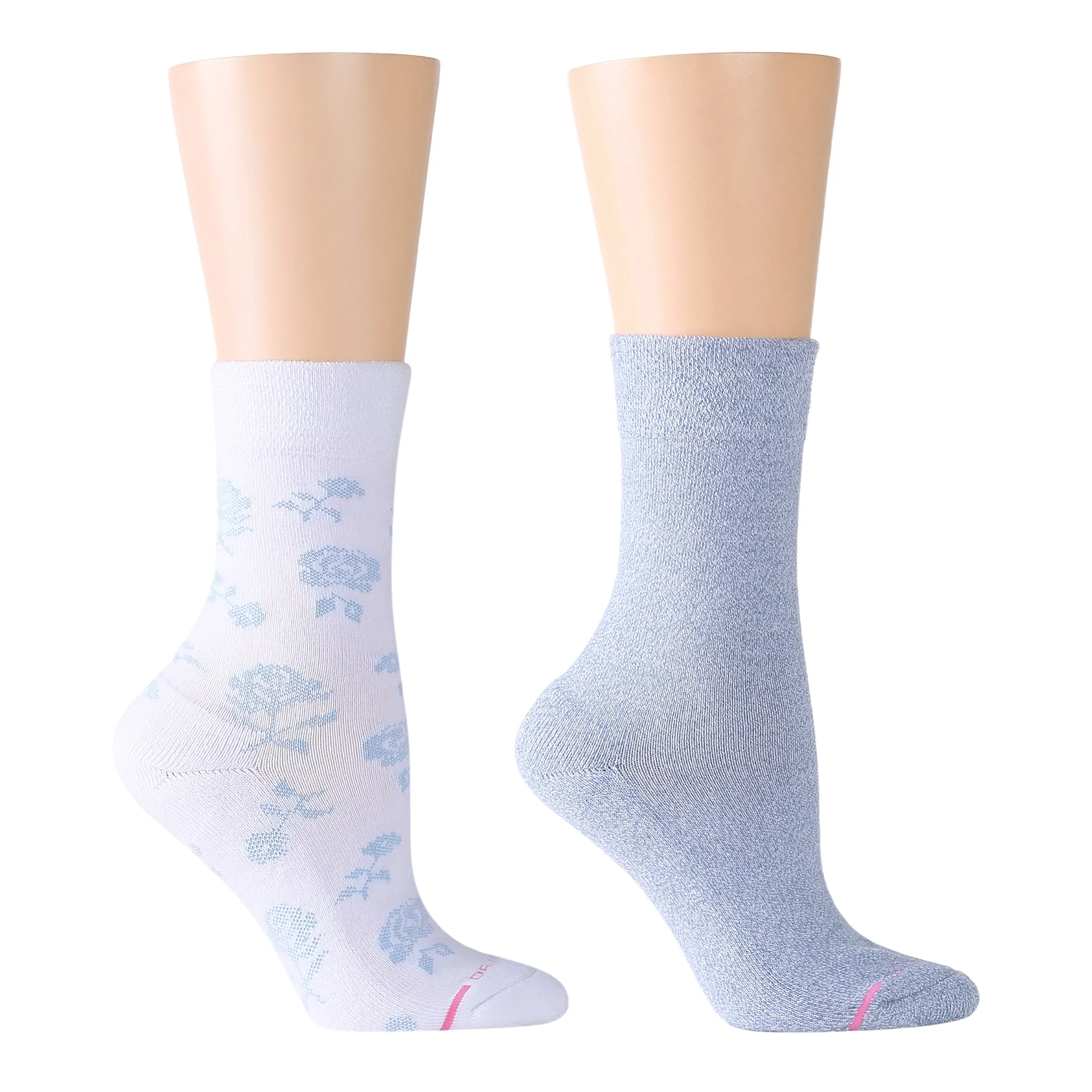 French Floral | Diabetic Half Cushion Socks For Women sold by Dr. Motion
