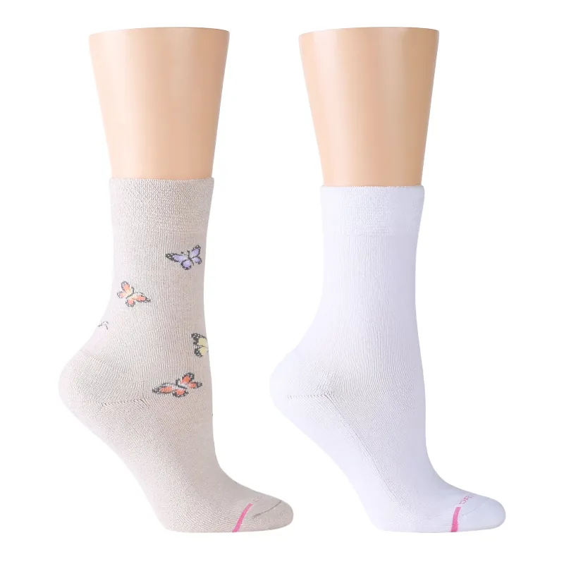 Butterflies | Diabetic Half Cushion Socks For Women sold by Dr. Motion