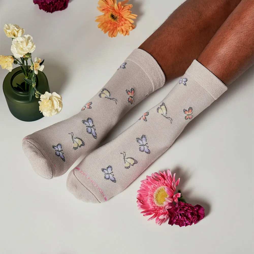 Butterflies | Diabetic Half Cushion Socks For Women sold by Dr. Motion product image thumbnail 2