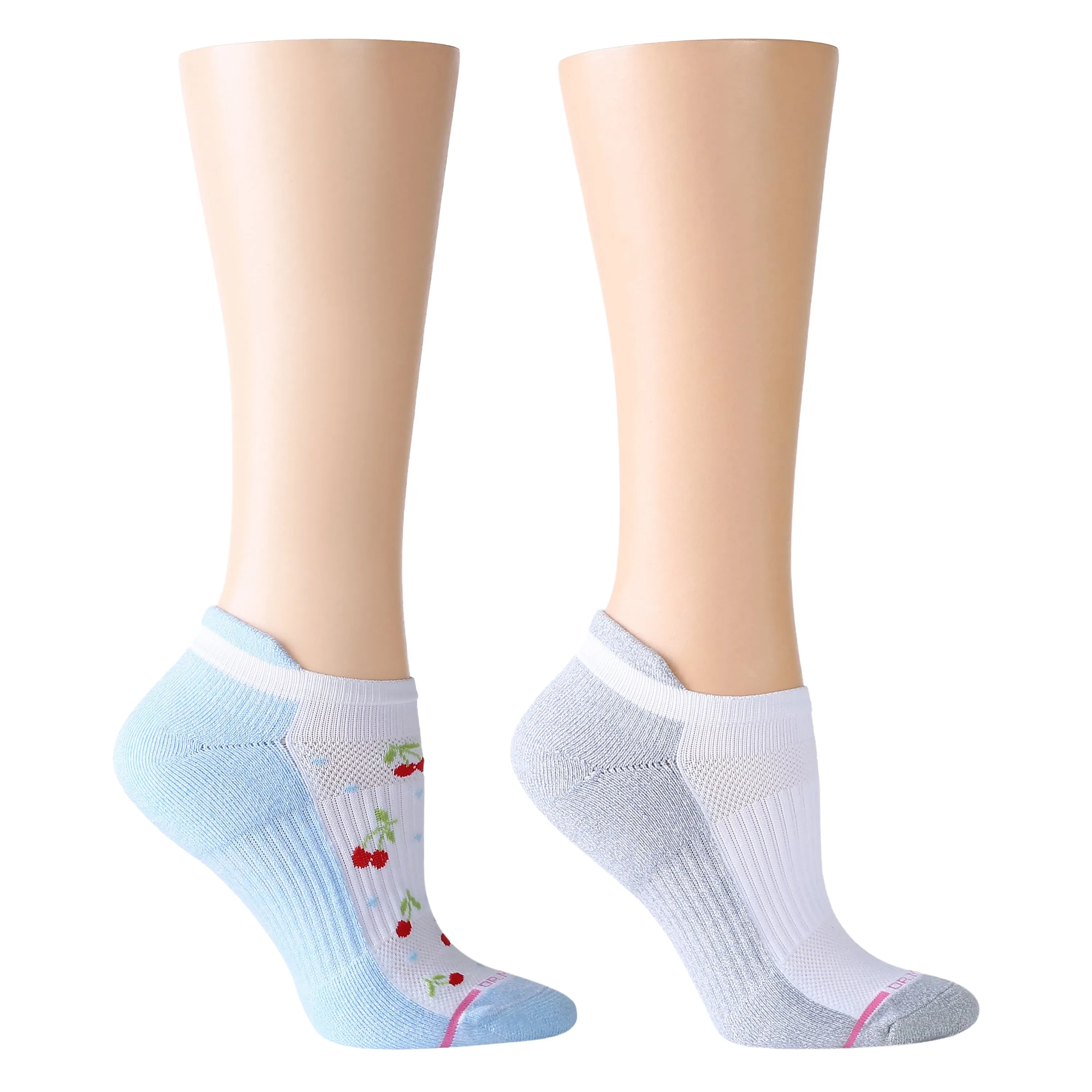 Cherry Mini Hearts | Ankle Compression Socks For Women sold by Dr. Motion