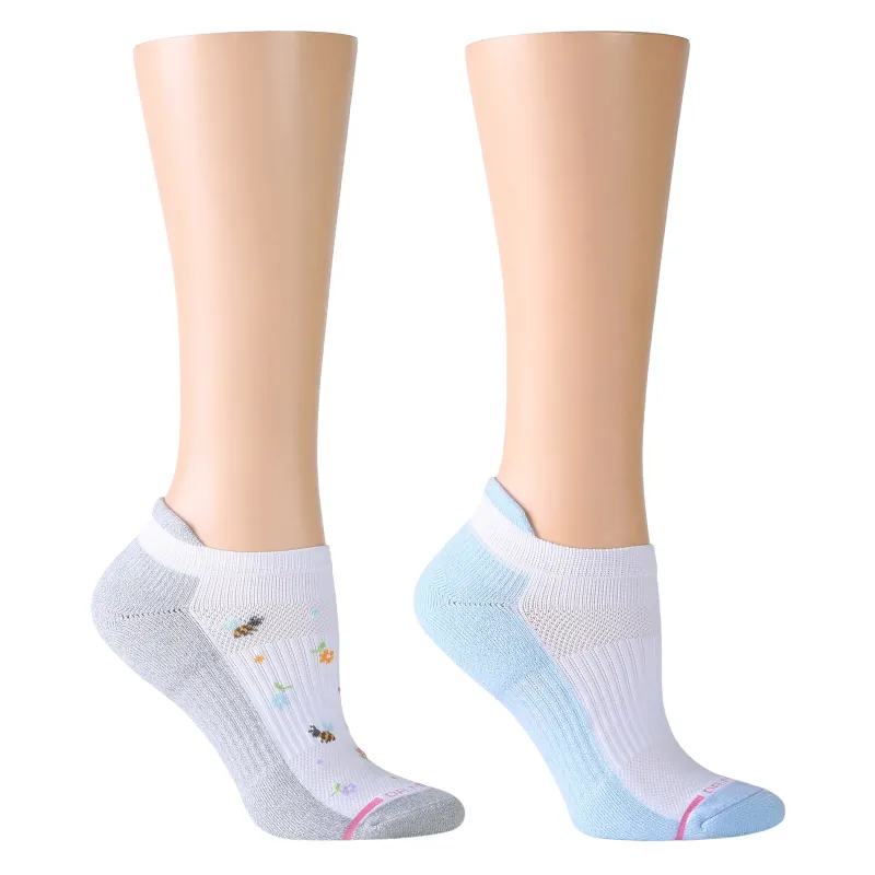 Flowers And Bees | Ankle Compression Socks For Women sold by Dr. Motion