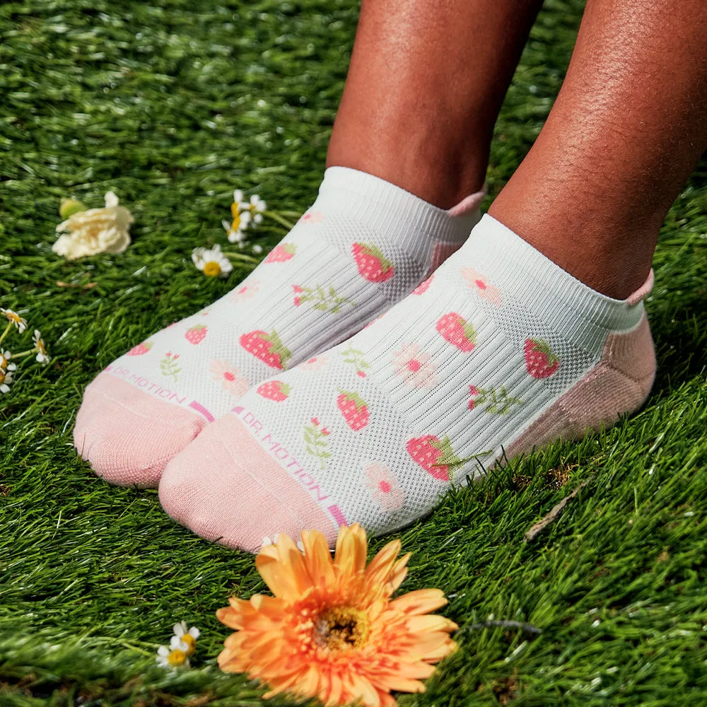 Strawberry Garden | Ankle Compression Socks For Women sold by Dr. Motion product image thumbnail 2