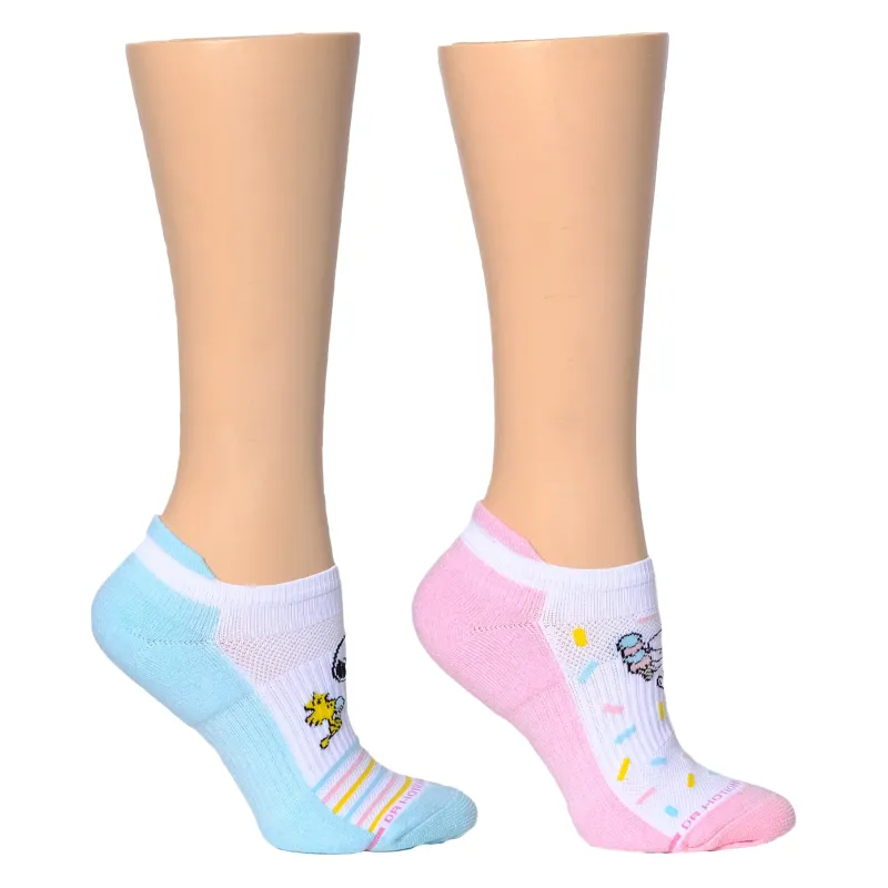 Ice Cream Snoopy | Ankle Compression Socks For Women made by Dr. Motion