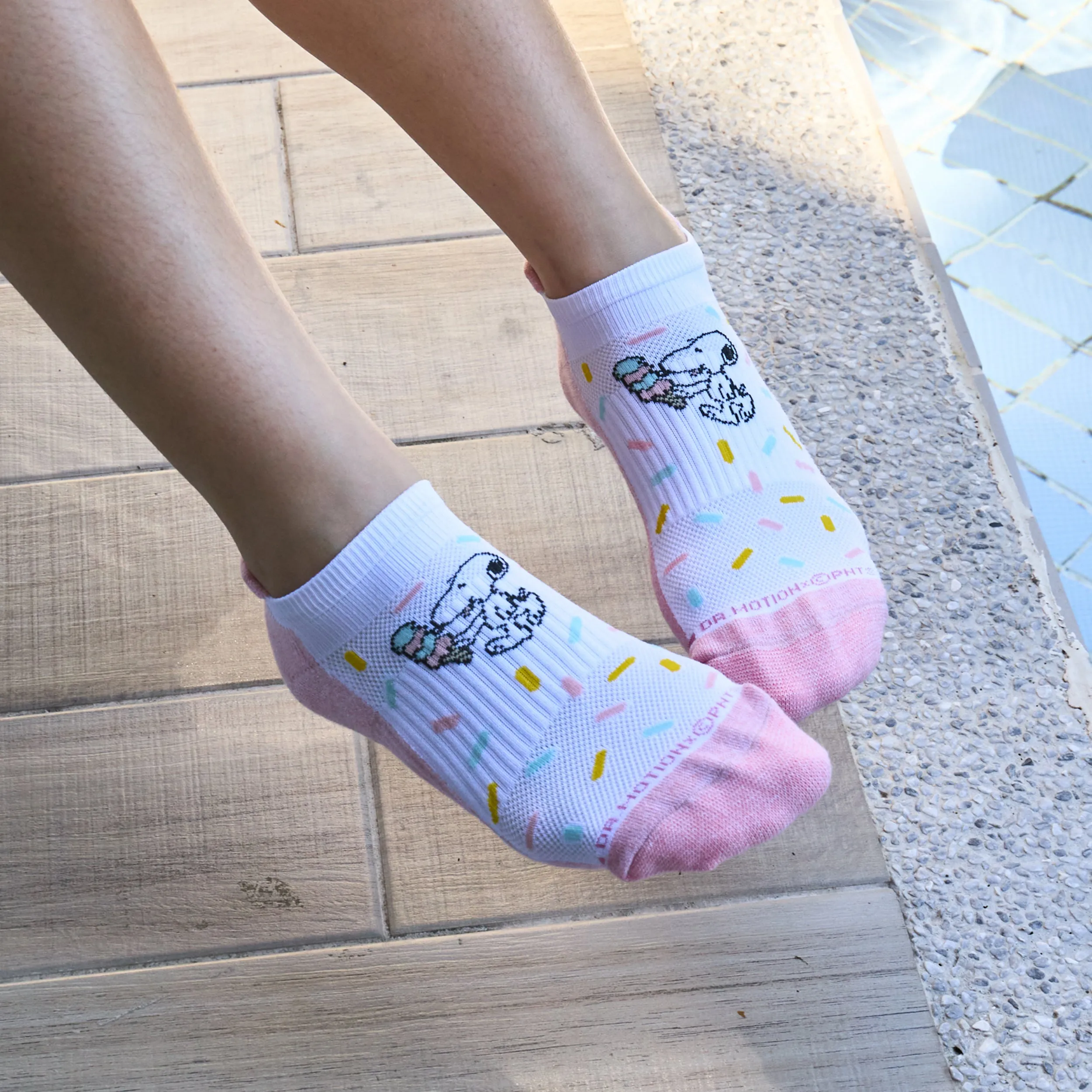 Ice Cream Snoopy | Ankle Compression Socks For Women sold by Dr. Motion product image thumbnail 4