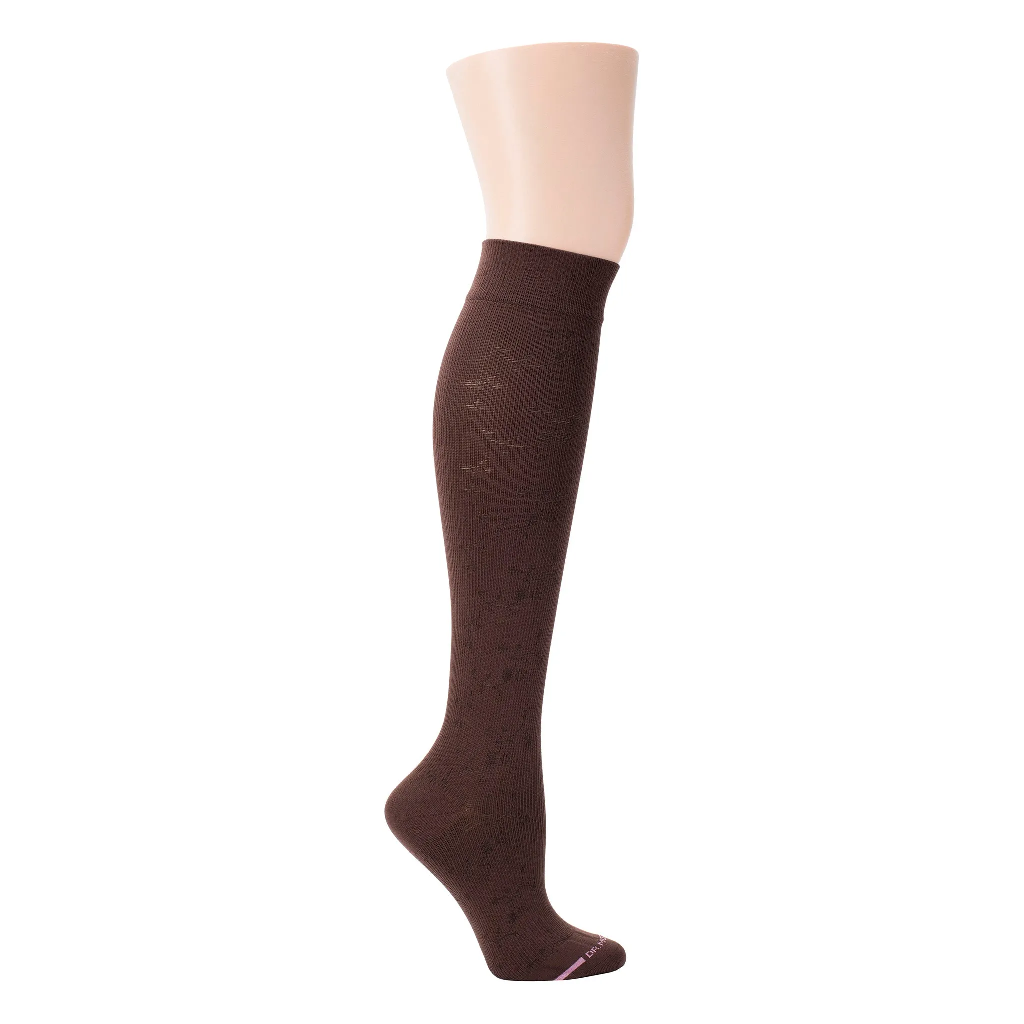 Floral Texture | Knee-High Compression Socks For Women sold by Dr. Motion product image thumbnail 3