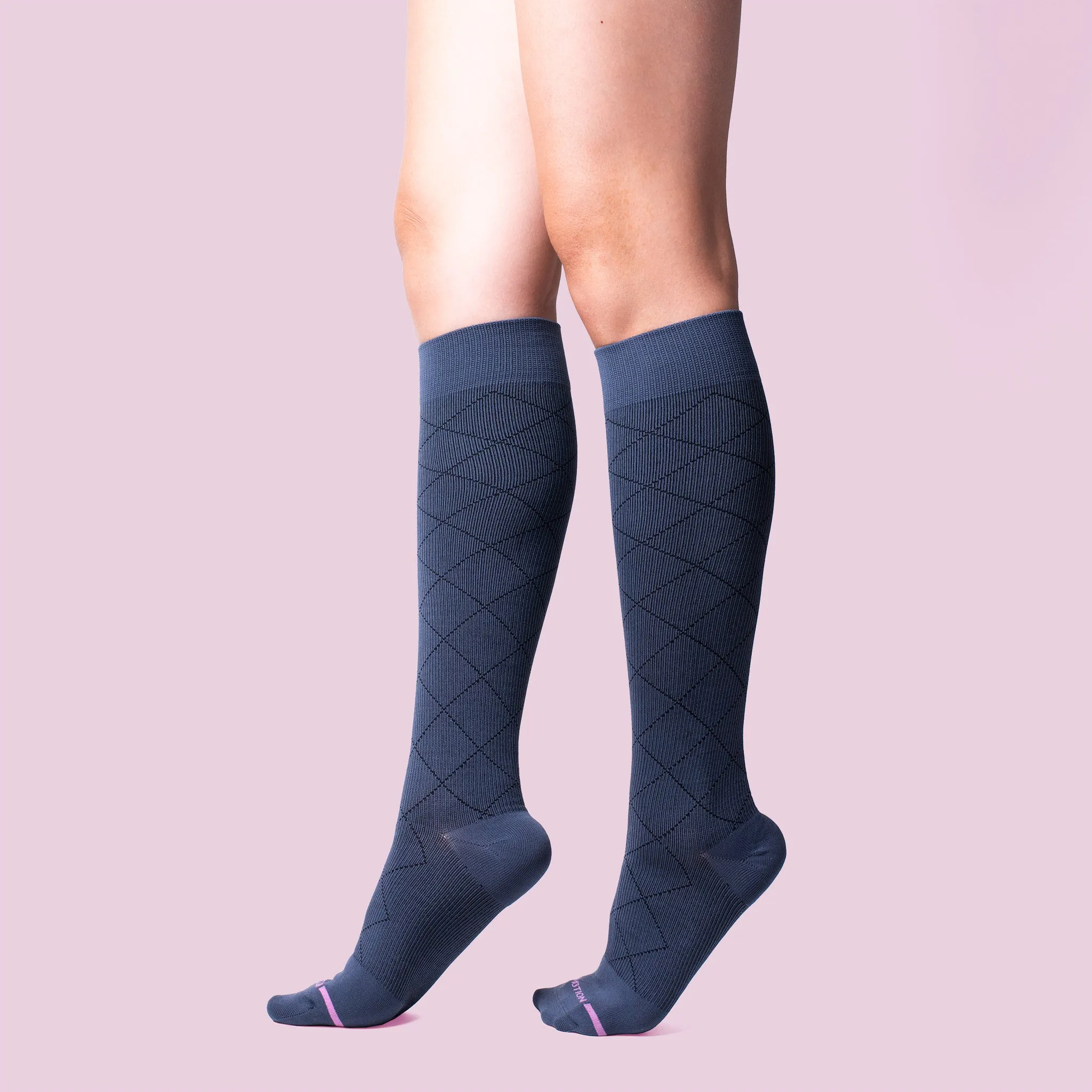 Diamond Pattern | Knee-High Compression Socks For Women sold by Dr. Motion product image thumbnail 2