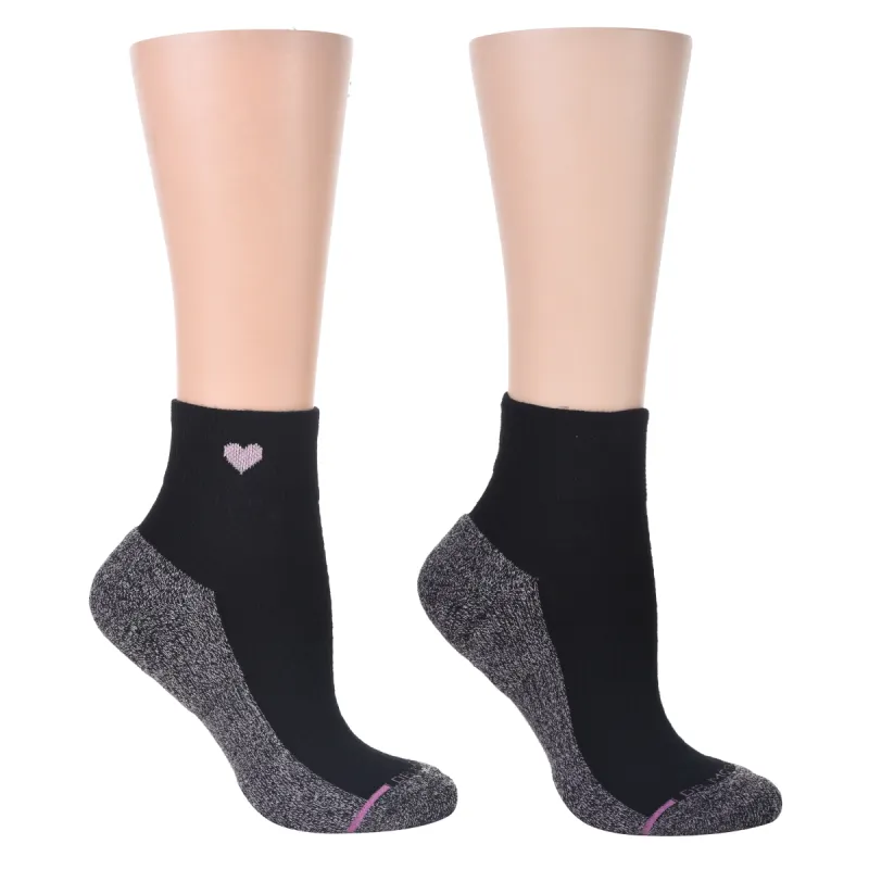 Heart | Quarter Compression Socks For Women sold by Dr. Motion